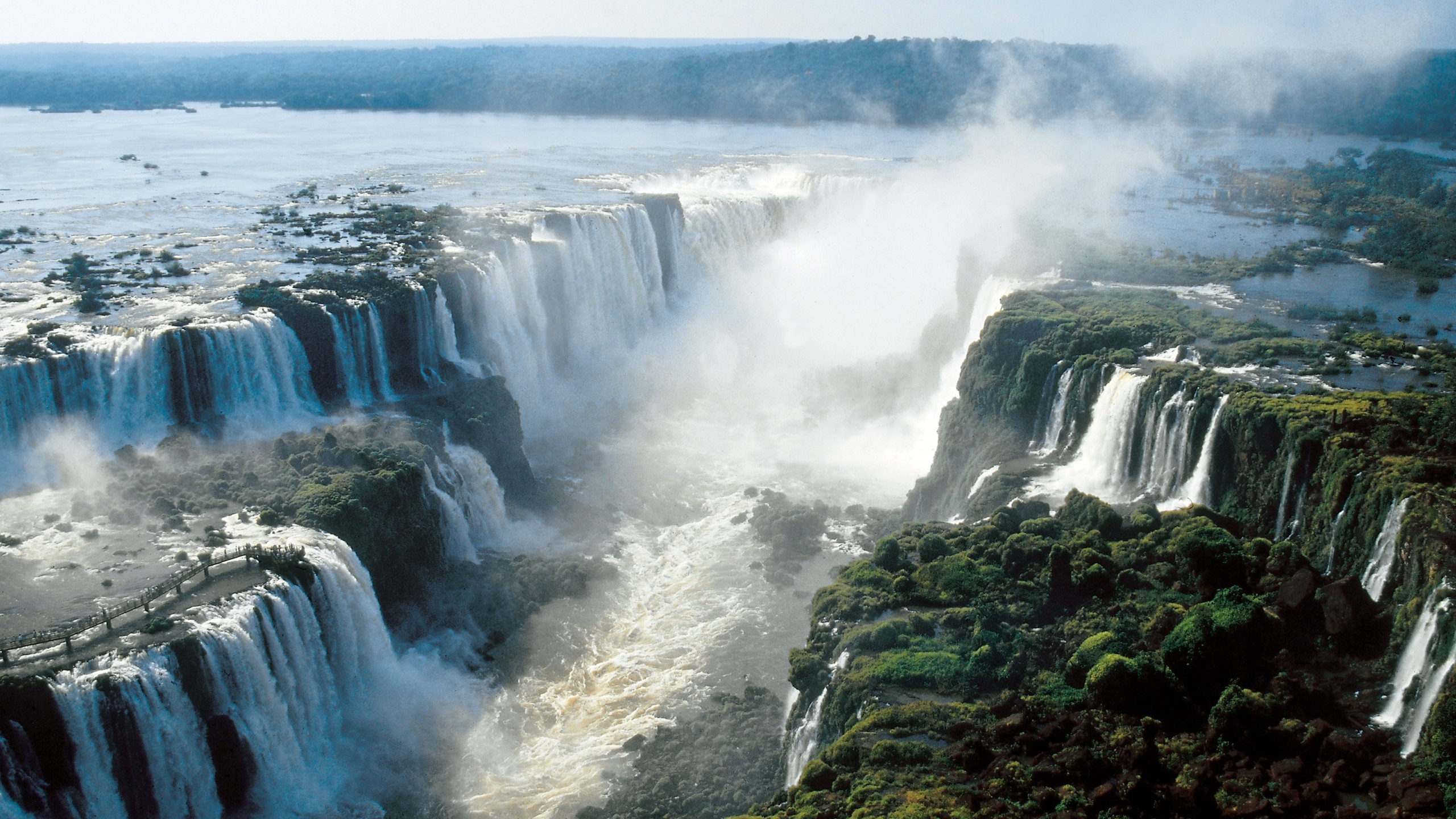 2560x1440 Wallpaper Beautiful Iguazu Falls  QHD Picture, Image, Desktop