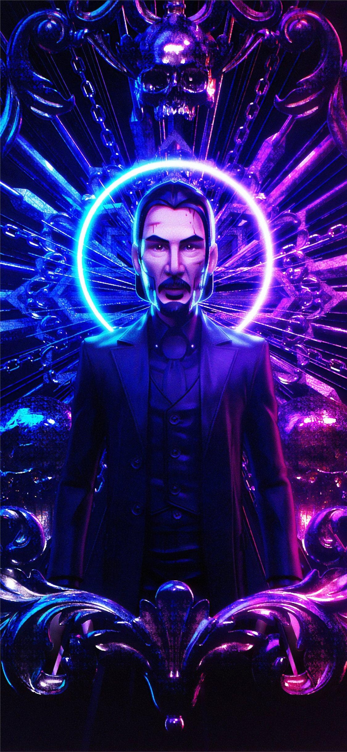 1130x2440 john wick chapter 3 4k iPhone X Wallpaper Free Download, Phone