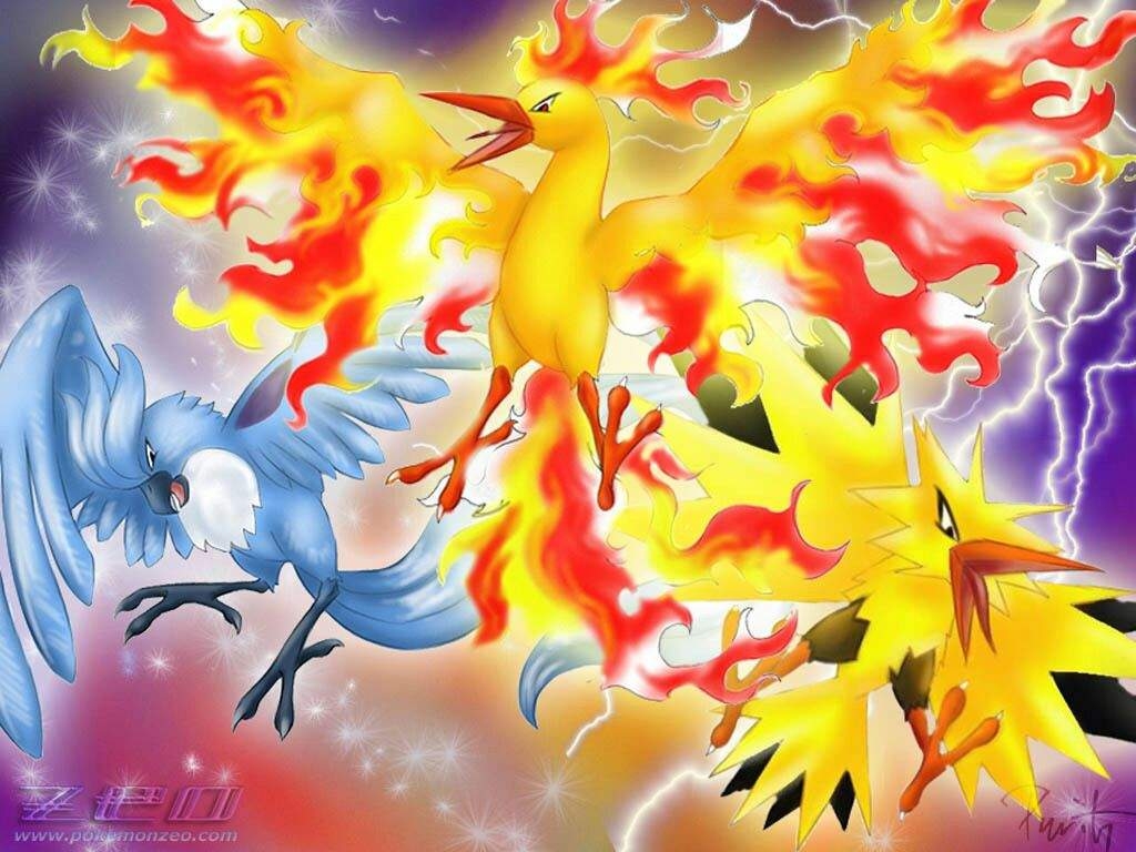 1030x770 Legendary birds wallpaper. Pokémon Amino, Desktop