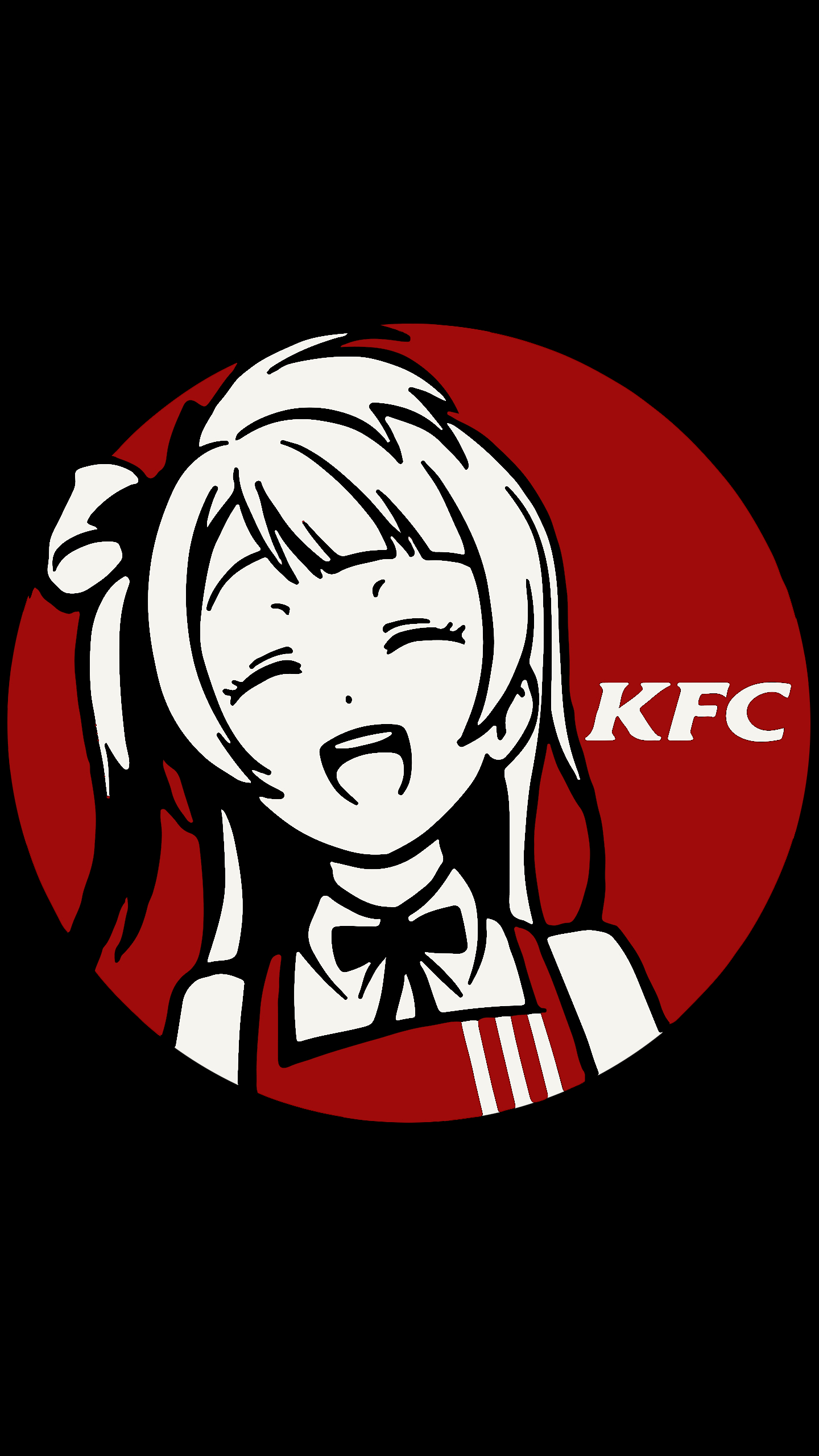 1440x2560 Anime KFC Logo Wallpaper Request (uncompressed image in comments), Phone