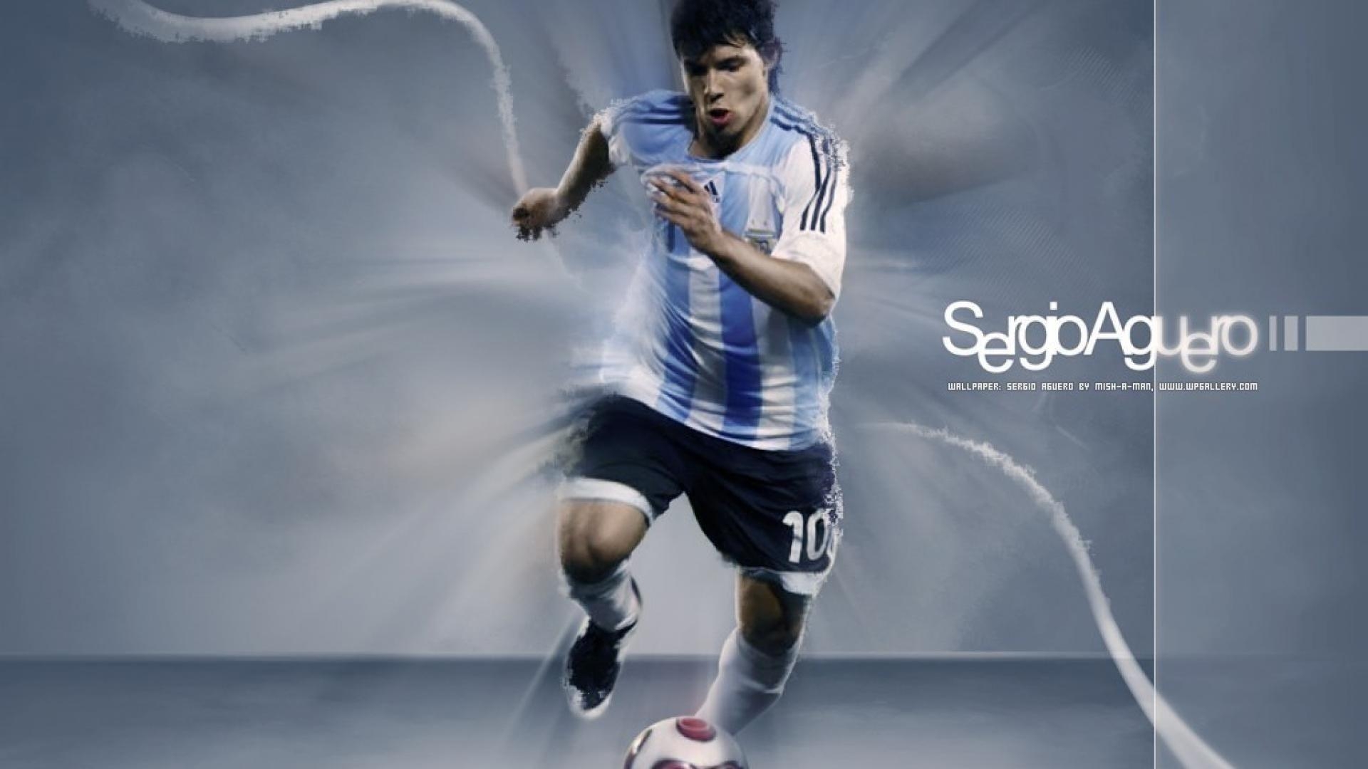 1920x1080 Soccer argentina national football team sergio aguero player, Desktop