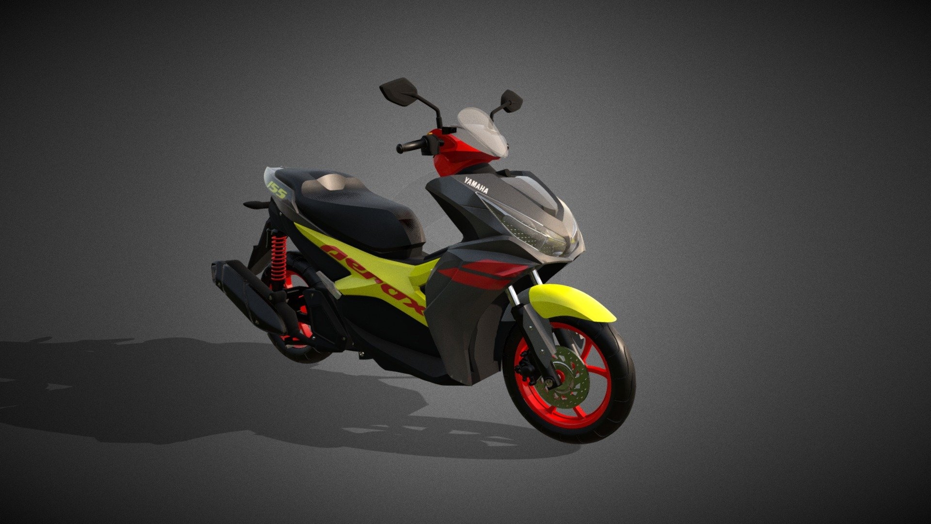 1920x1080 YAMAHA AEROX 155 model, Desktop