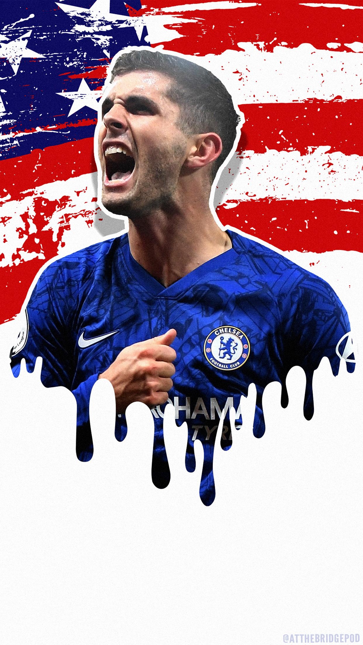 1250x2210 Christian Pulisic x USA, Phone