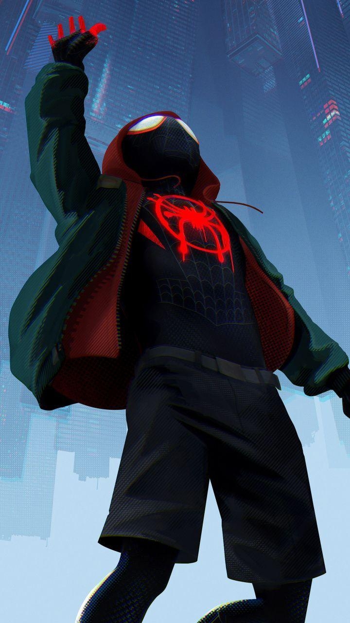 720x1280 Wallpaper Animated Movie, Spider Man: Into, Phone