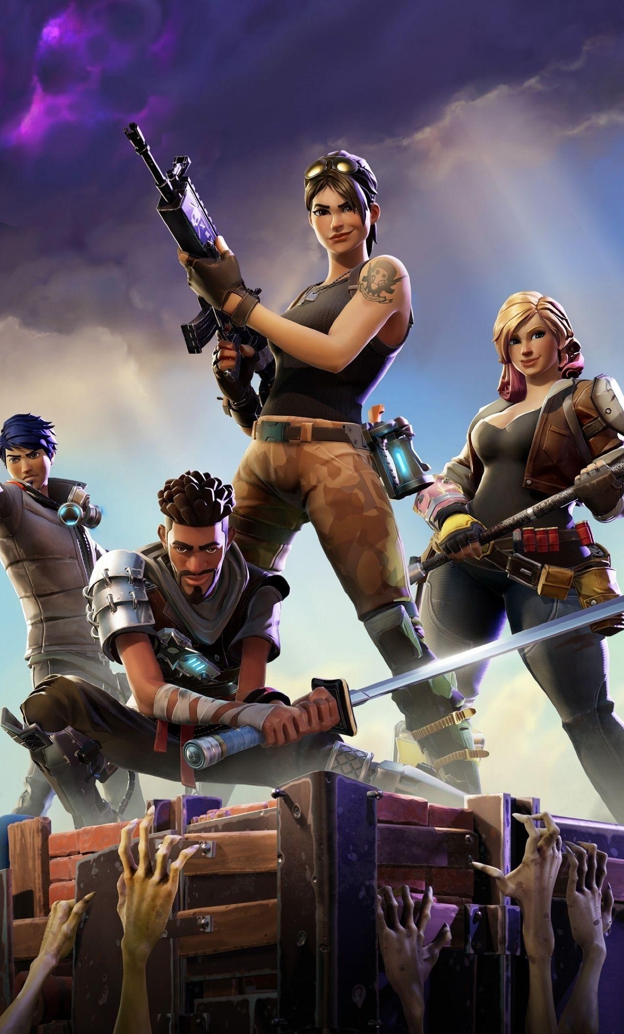 1280x2120 Download Fortnite Game Poster 800x600 Resolution, Full HD 2K Wallpaper, Phone