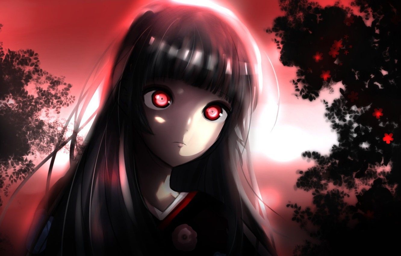 1340x850 Evil Anime Girl Wallpaper Free Evil Anime Girl Background, Desktop