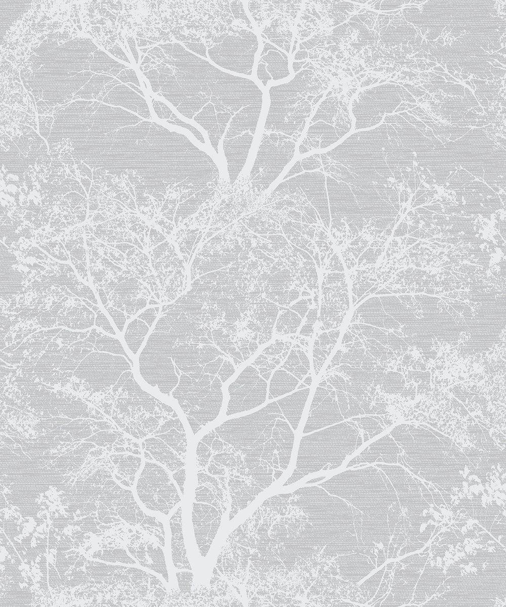 1000x1200 Whispering Trees Grey Wallpaper, Phone