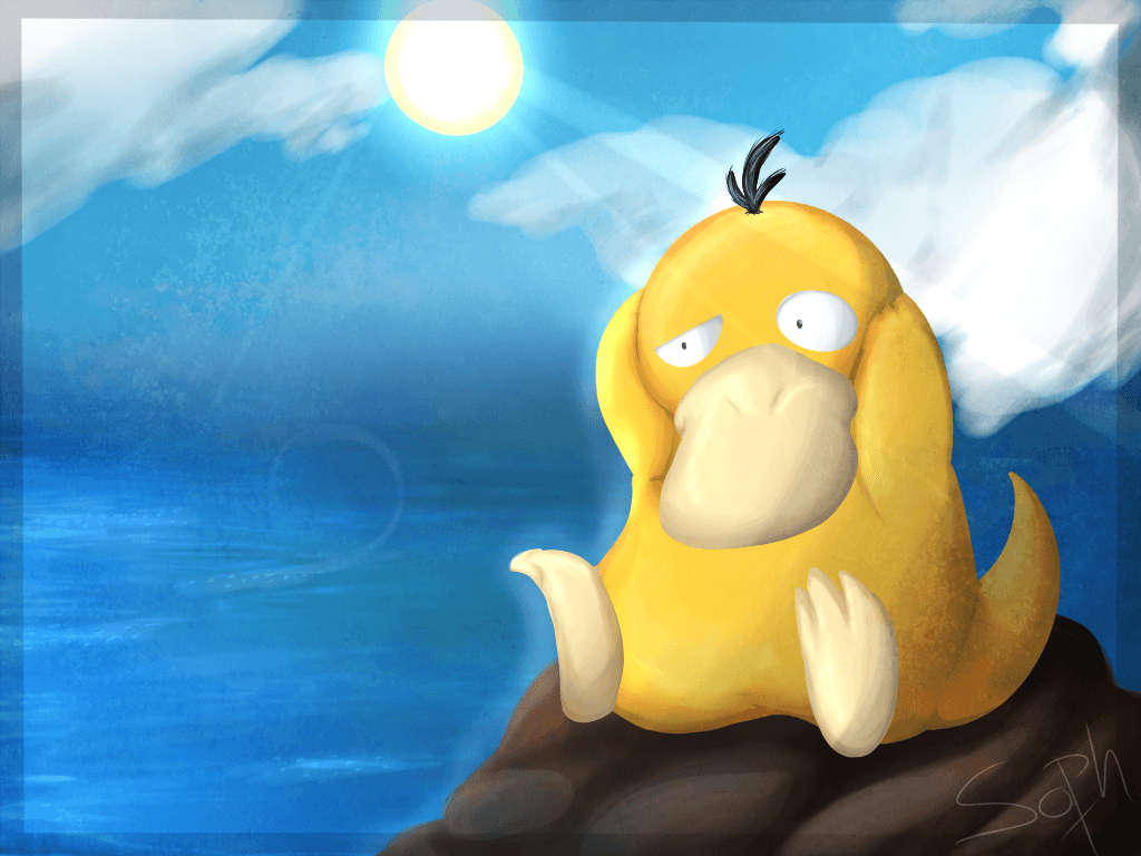 1030x770 Pokémon by Review: -, Psyduck & Golduck, Desktop