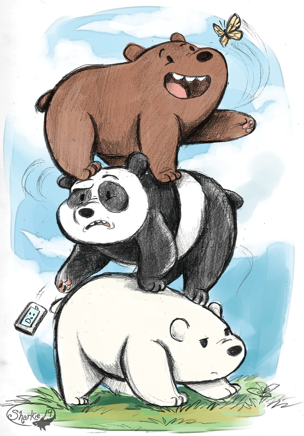 1030x1470 We Bare Bears, Phone