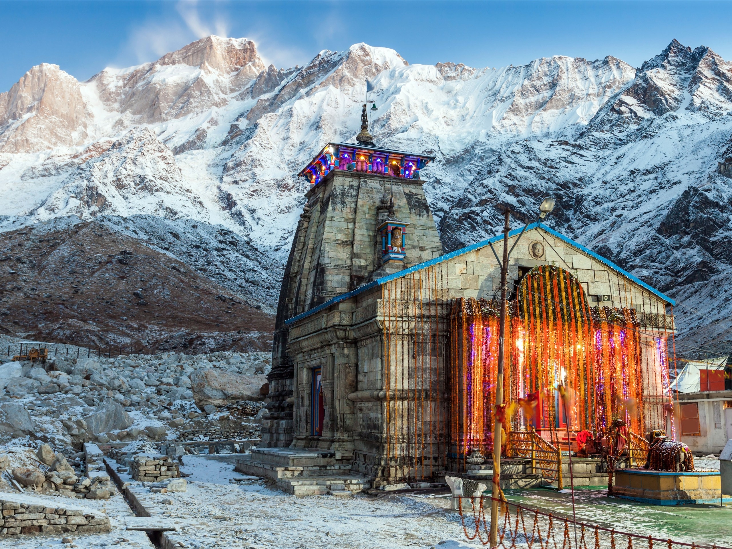 2560x1920 Kedarnath Temple India 2022 Bing 5K Photo, Desktop