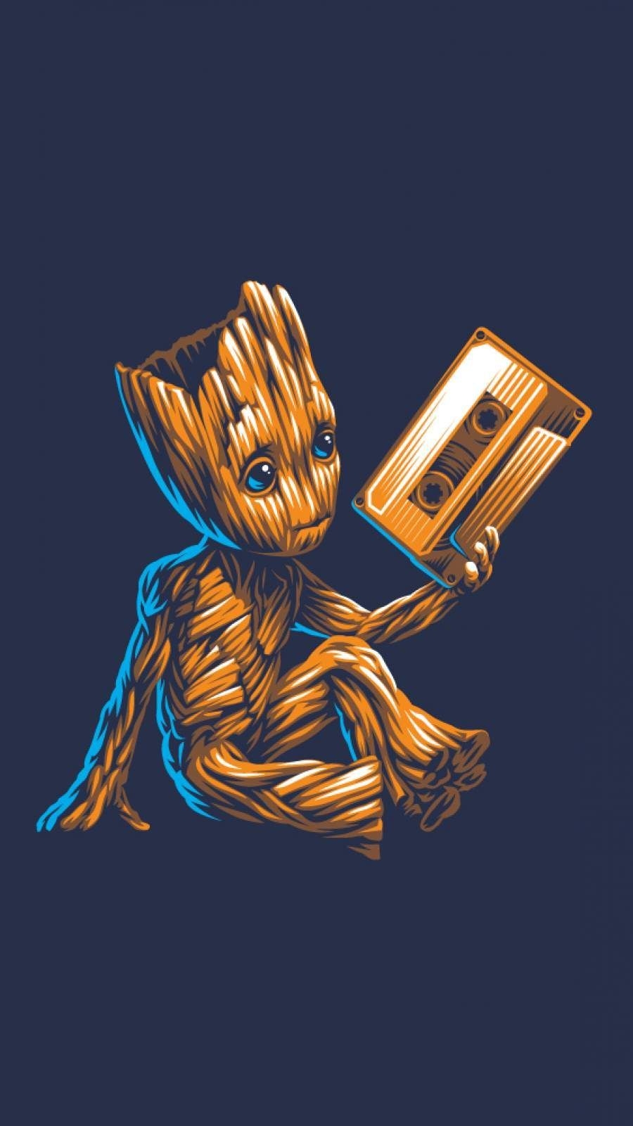 900x1610 Baby Groot Music IPhone Wallpaper. Baby Logo Branding, Baby Groot, Phone