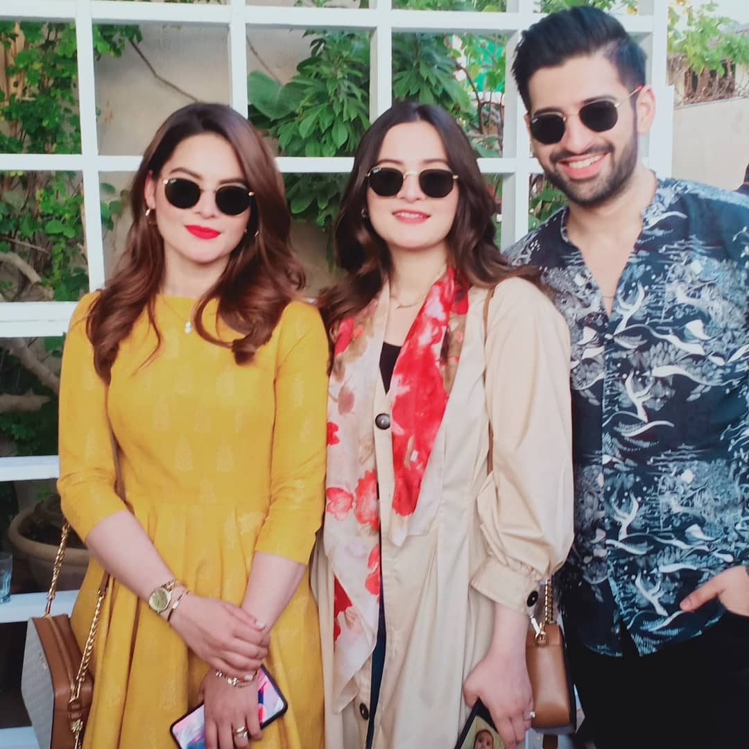 1080x1080 Beautiful Aiman Khan Minal and Muneeb Butt at an Event. Pakistani, Phone