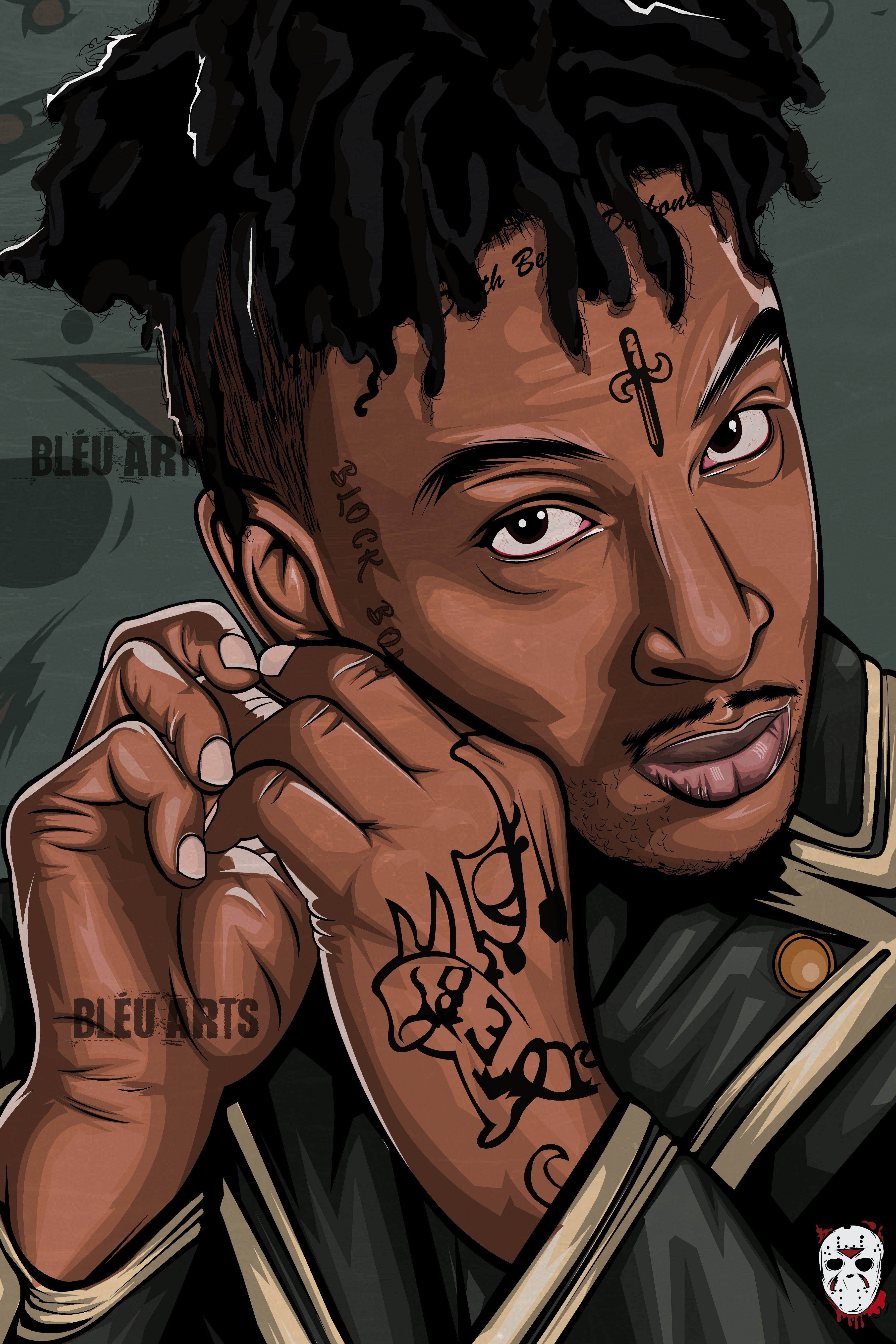 3600x5400 SAVAGE. Hip hop artwork, Savage wallpaper, Celebrity artwork, Phone