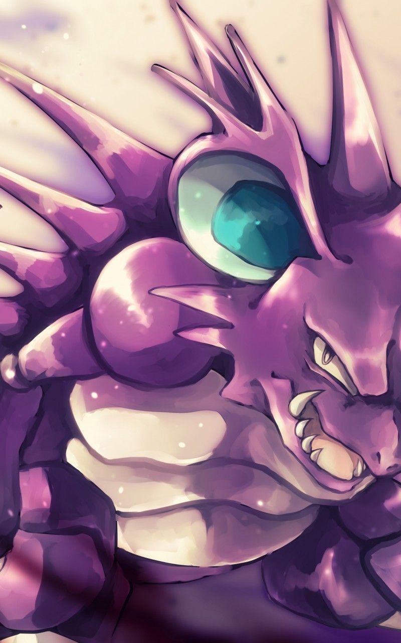 800x1280 Download  Pokemon, Nidoking, Artwork Wallpaper for Galaxy, Phone