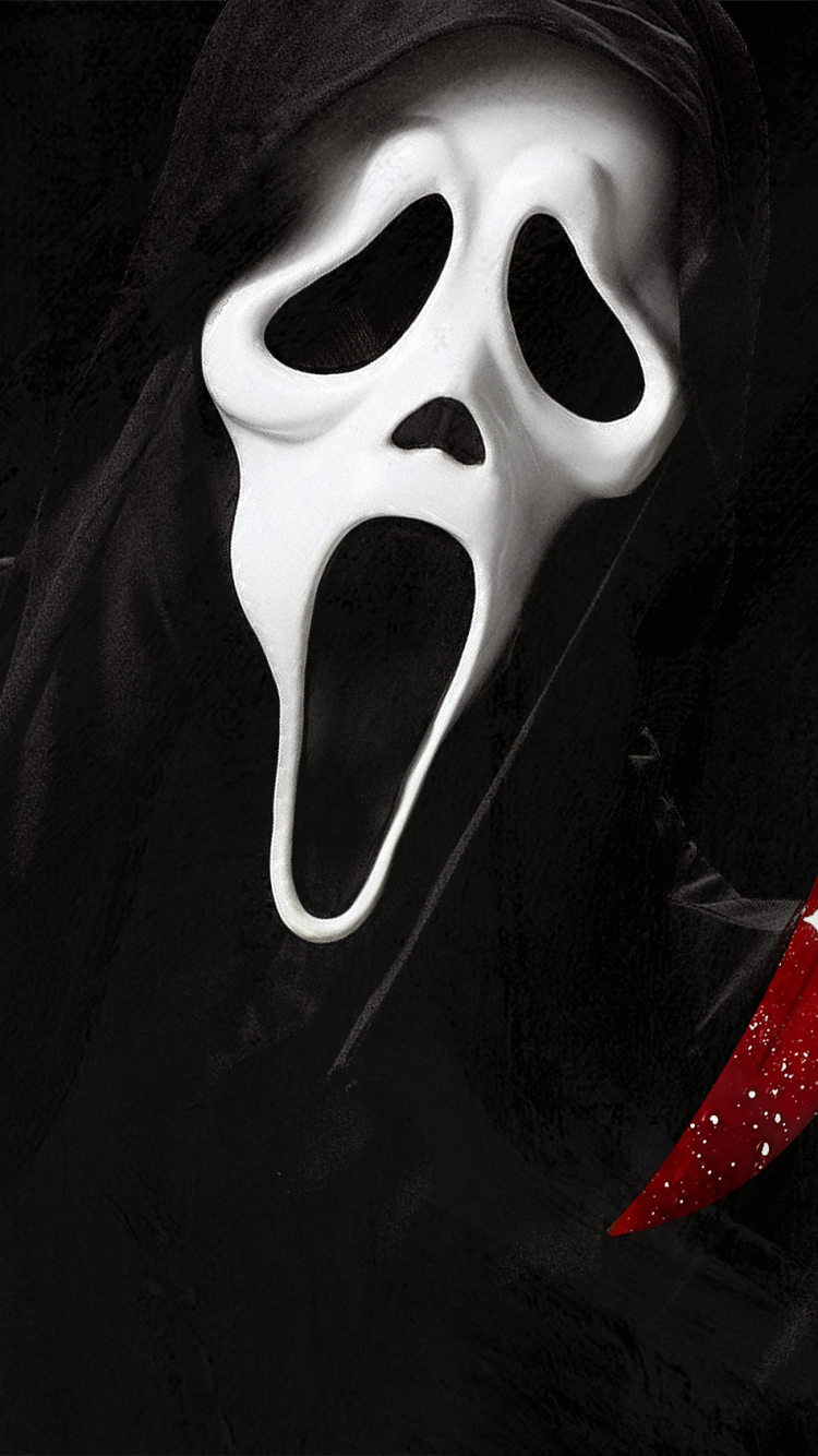 750x1340 Wallpaper / Movie Scream Phone Wallpaper, Ghostface (Scream),  free download, Phone