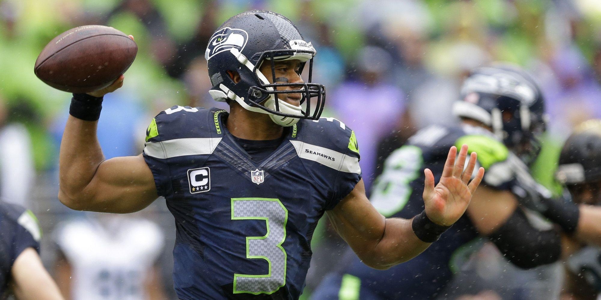 2000x1000 Awesome Russell Wilson HD Wallpaper Free Download, Dual Screen