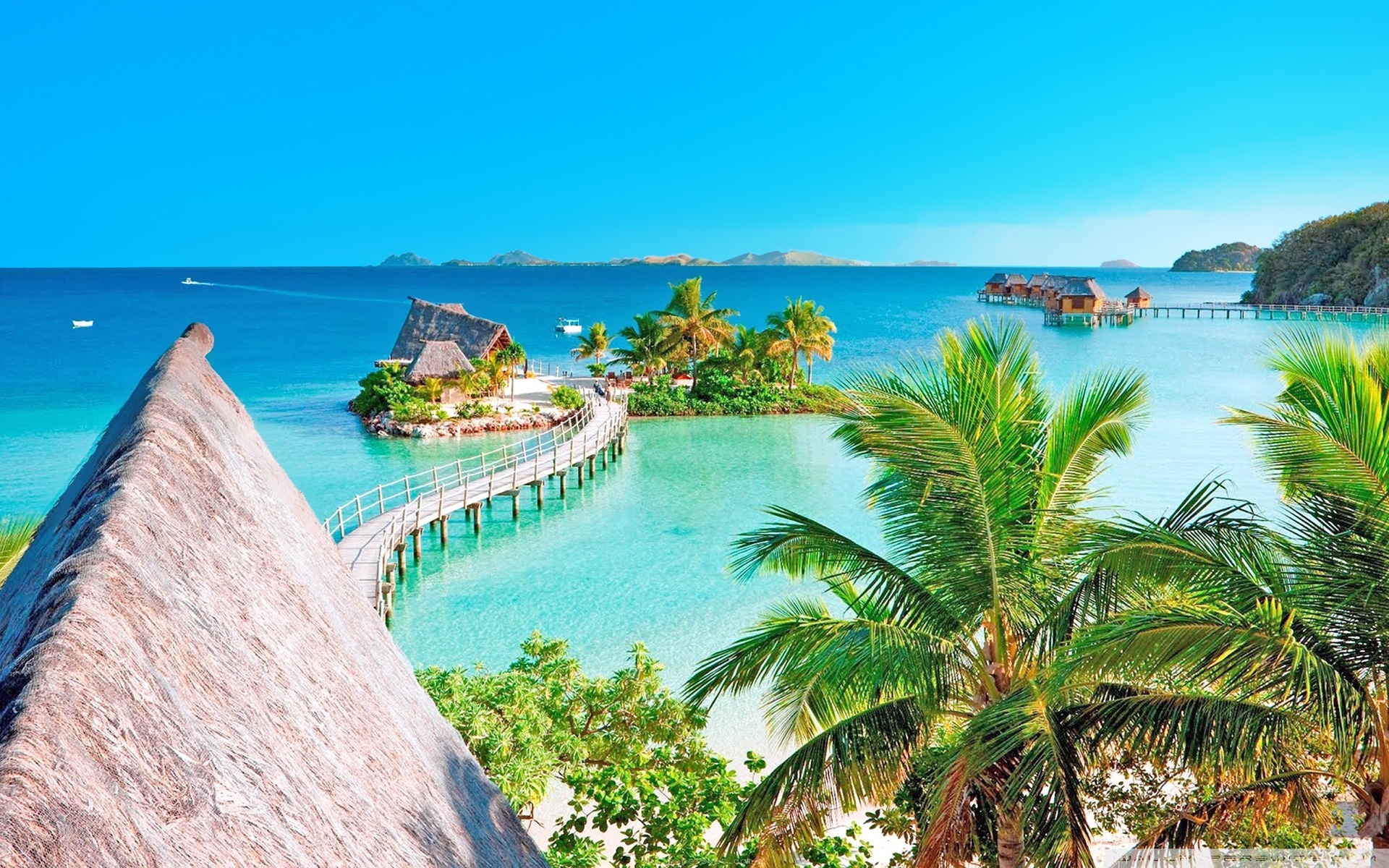 1920x1200 Tropical Resort Panorama ❤ 4K HD Desktop Wallpaper for 4K Ultra HD, Desktop