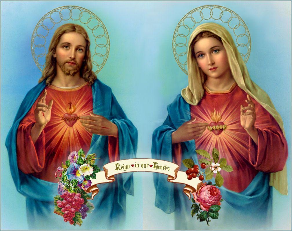 1010x800 Daily Consecration to the Sacred Hearts of Jesus and Mary.Daily, Desktop