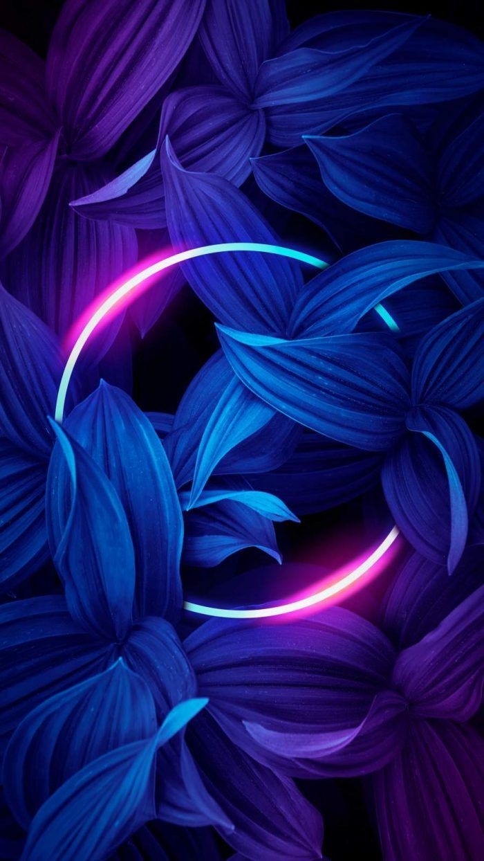 700x1250 Neon Circle Nature iPhone Wallpaper, Phone