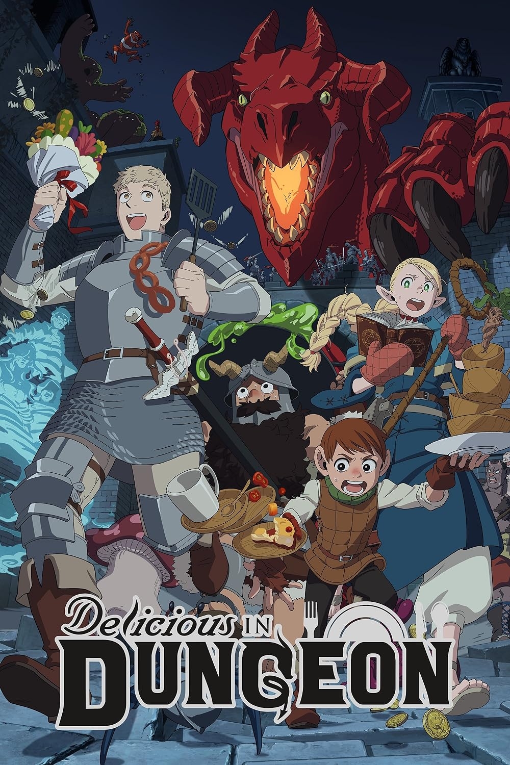 1000x1500 Delicious in Dungeon TV Series 2024, Phone