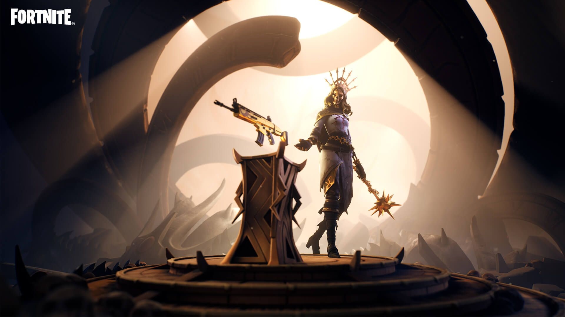 1920x1080 Orelia Lends a Golden Hand in Fortnite, Desktop