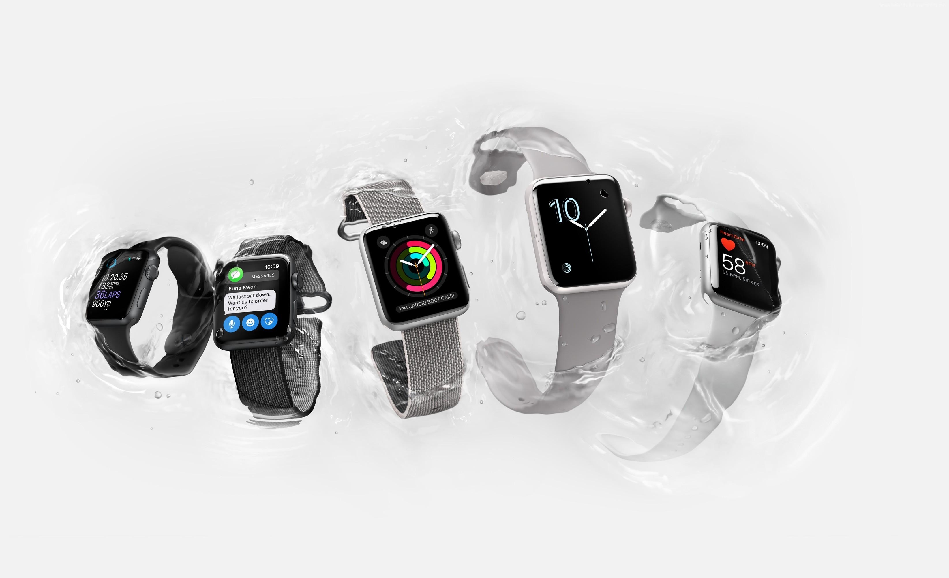 3290x2010 #iWatch, #Apple Watch Series #display, #silver, #smart, Desktop