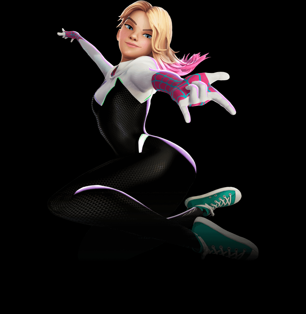 1040x1070 Spider Gwen Fortnite Wallpaper, Phone