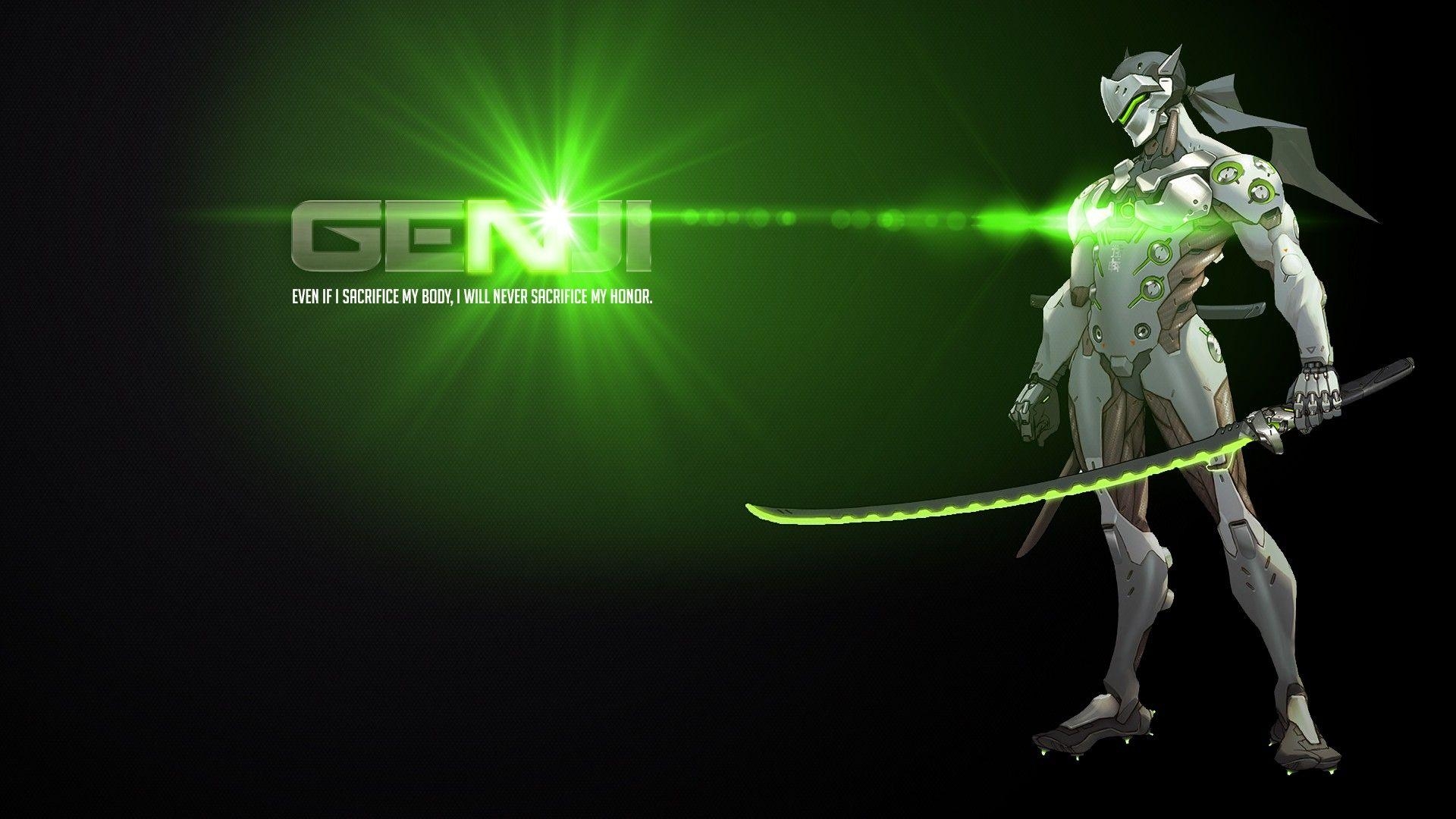 1920x1080 Wallpaper, Genji Overwatch, Blizzard Entertainment, Genji Shimada, Desktop