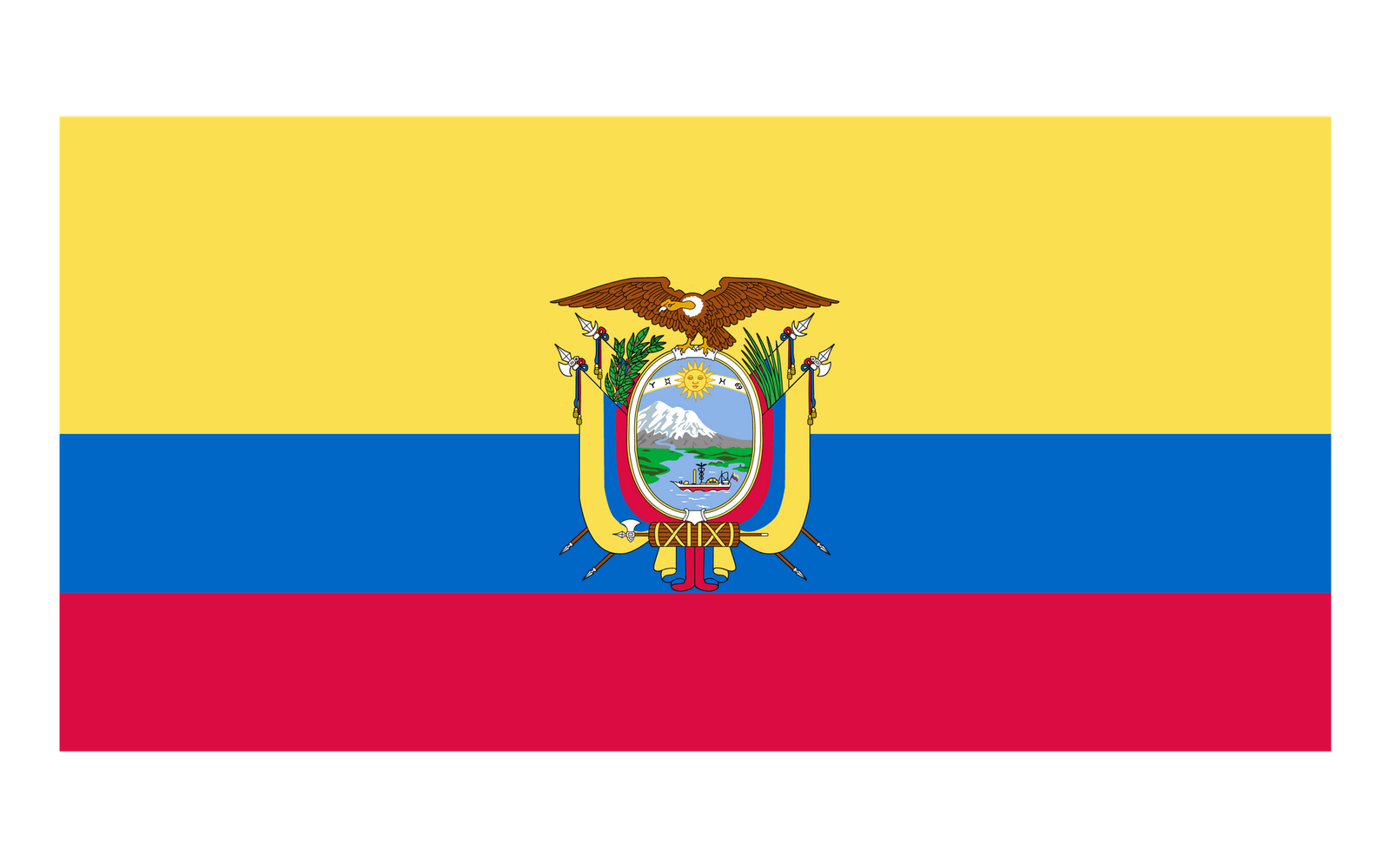 1600x1000 Flag Of Ecuador Wallpaper, Desktop