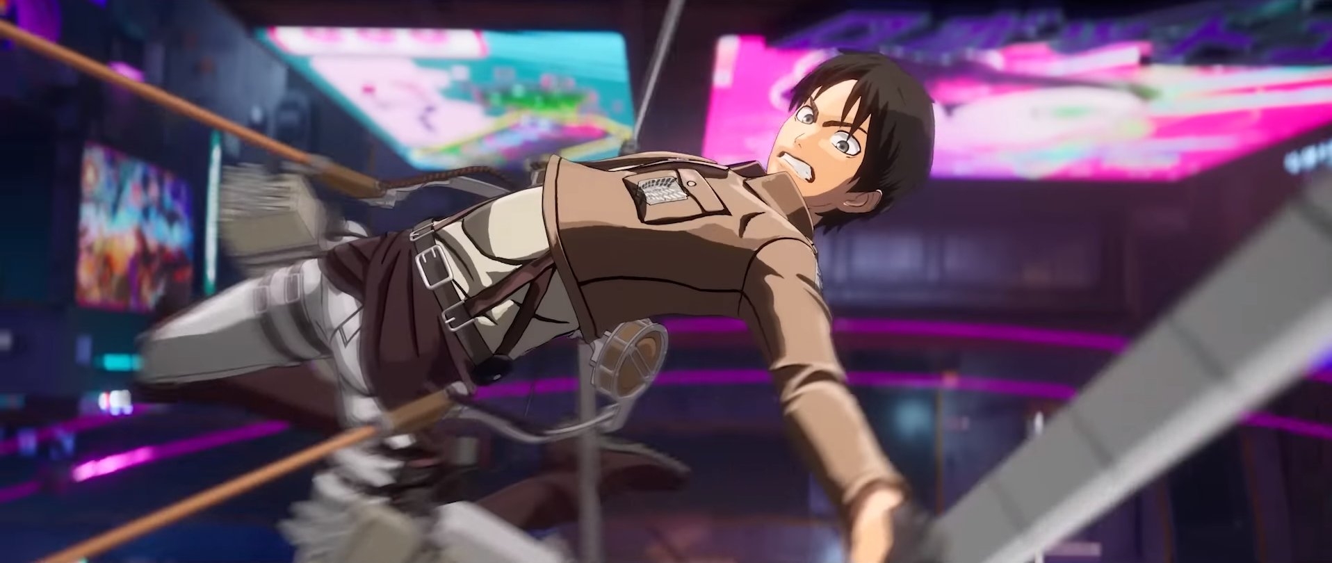 1920x810 Eren Yeager Fortnite wallpaper, Dual Screen