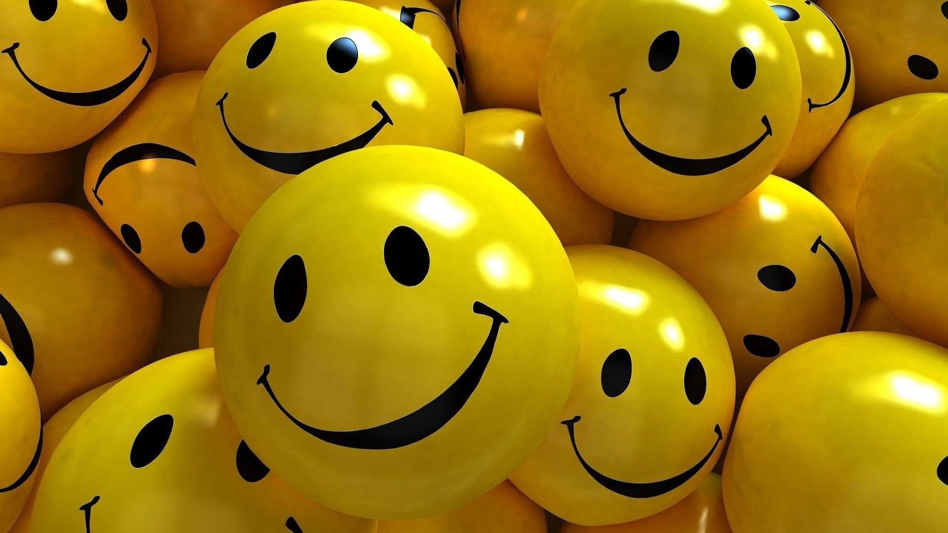 1920x1080 International Day Of Happiness Wallpaper Smiley Balls, Desktop