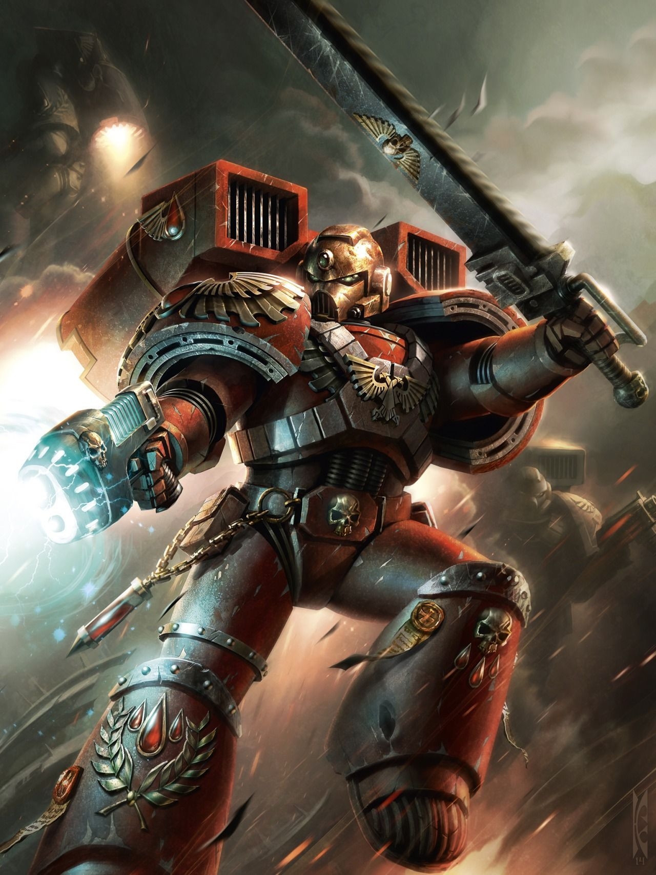 1280x1710 Blood Angels, Phone