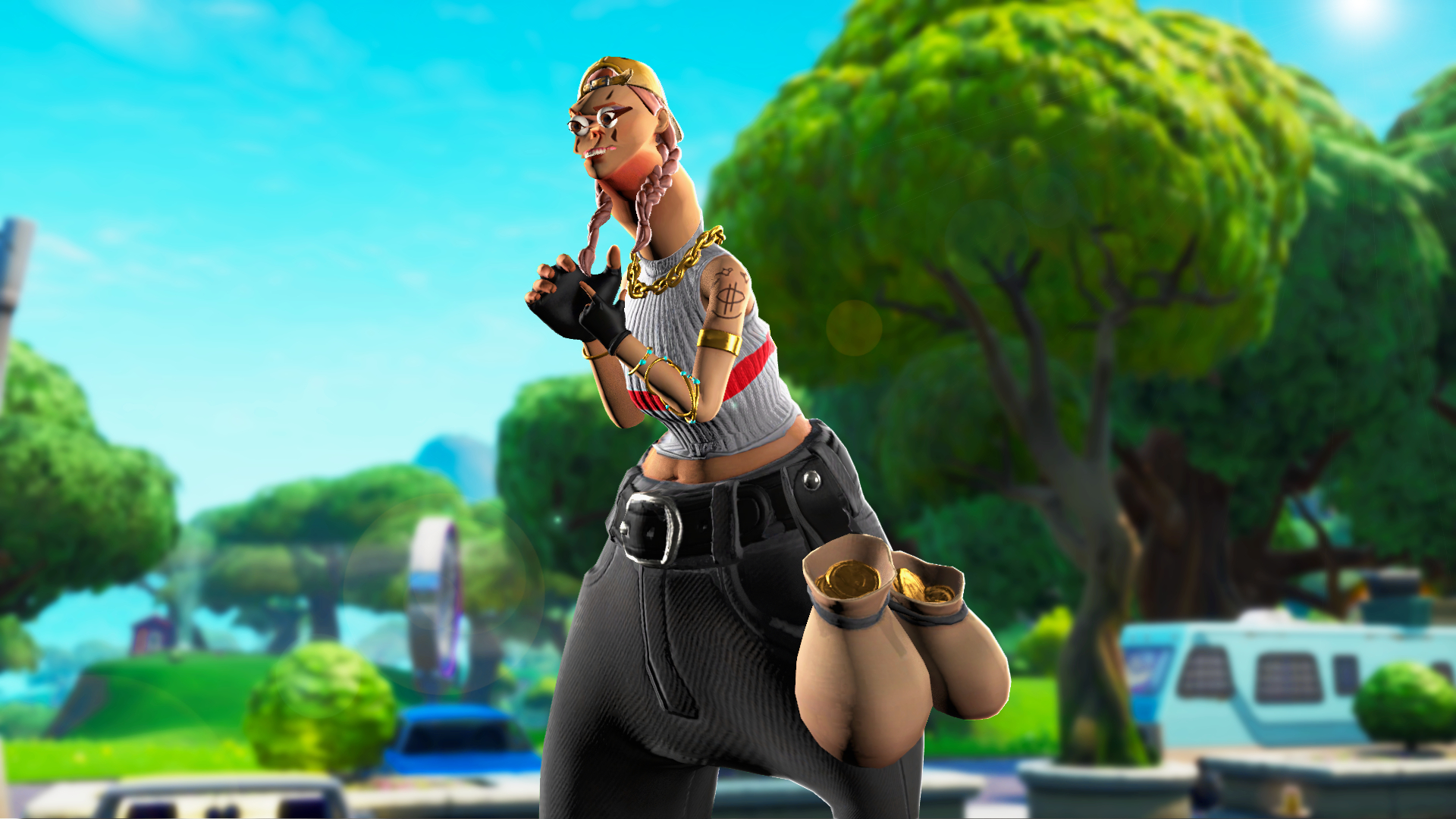 1920x1080 Skin Logo Aura Skin Fortnite Wallpaper, Desktop