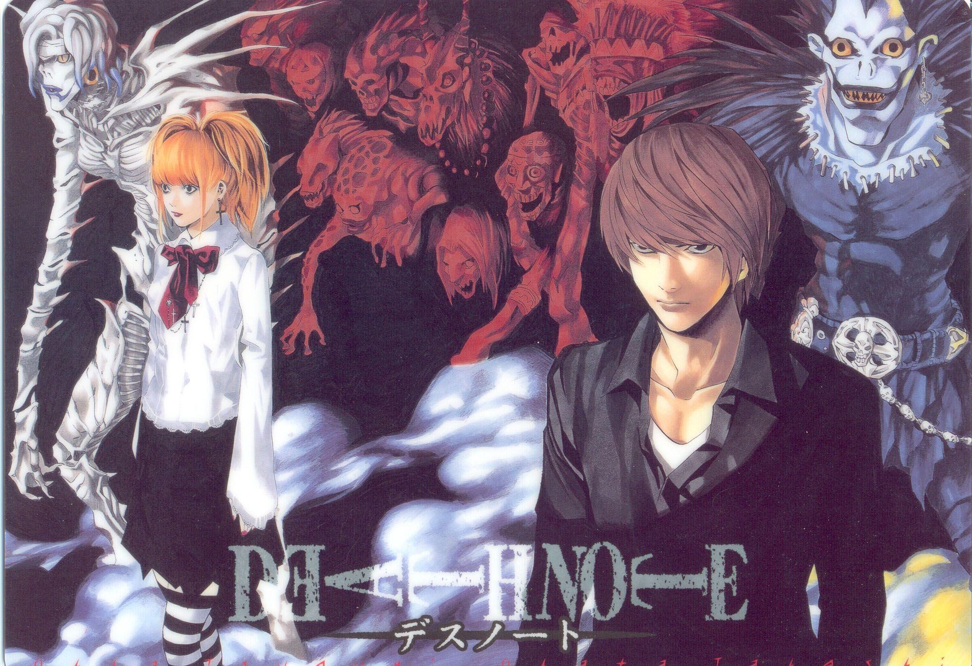 2000x1380 Death Note Light and Misa, Desktop