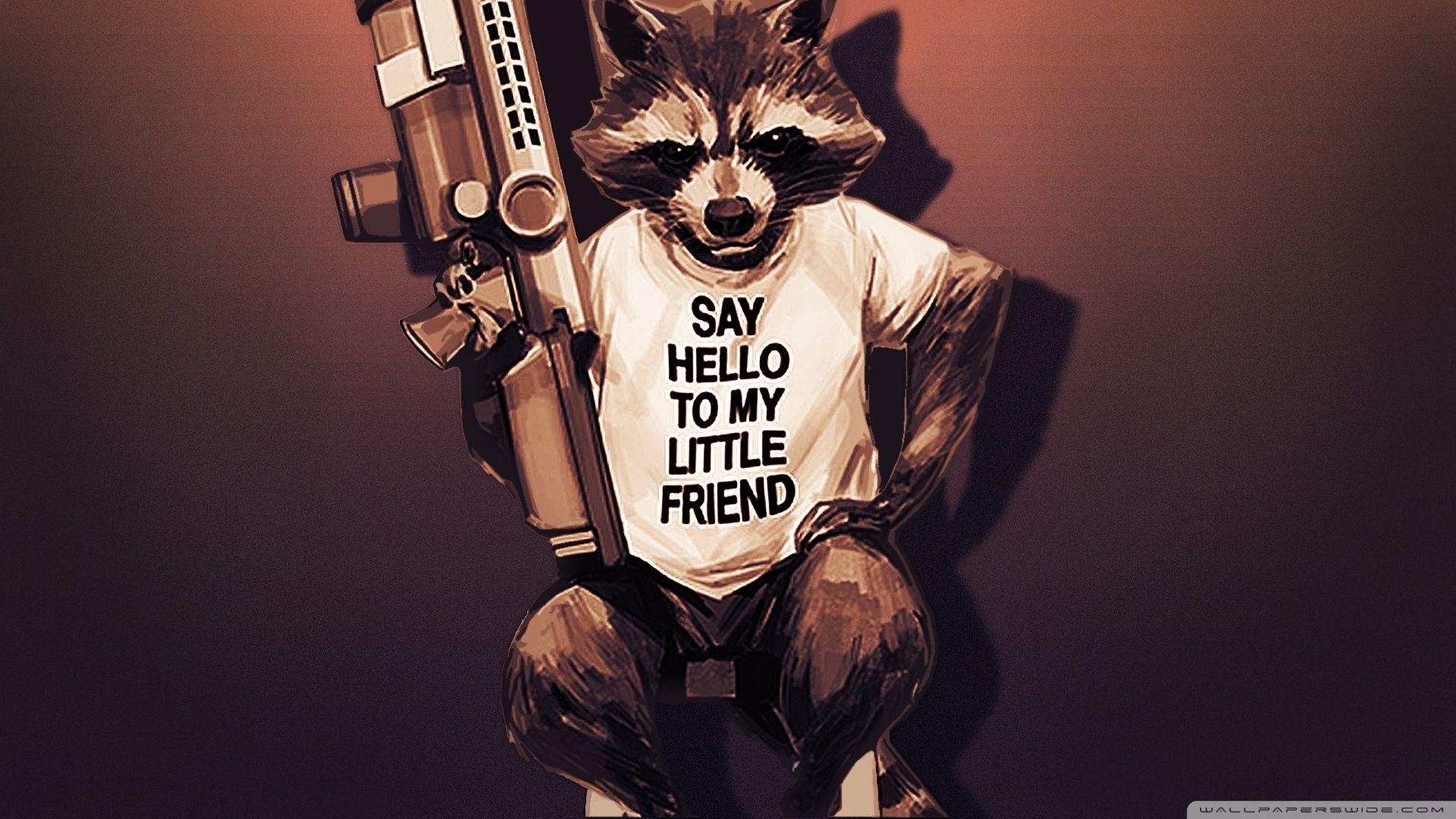 1920x1080 Rocket Raccoon of the Galaxy 2 HD desktop wallpaper, Desktop