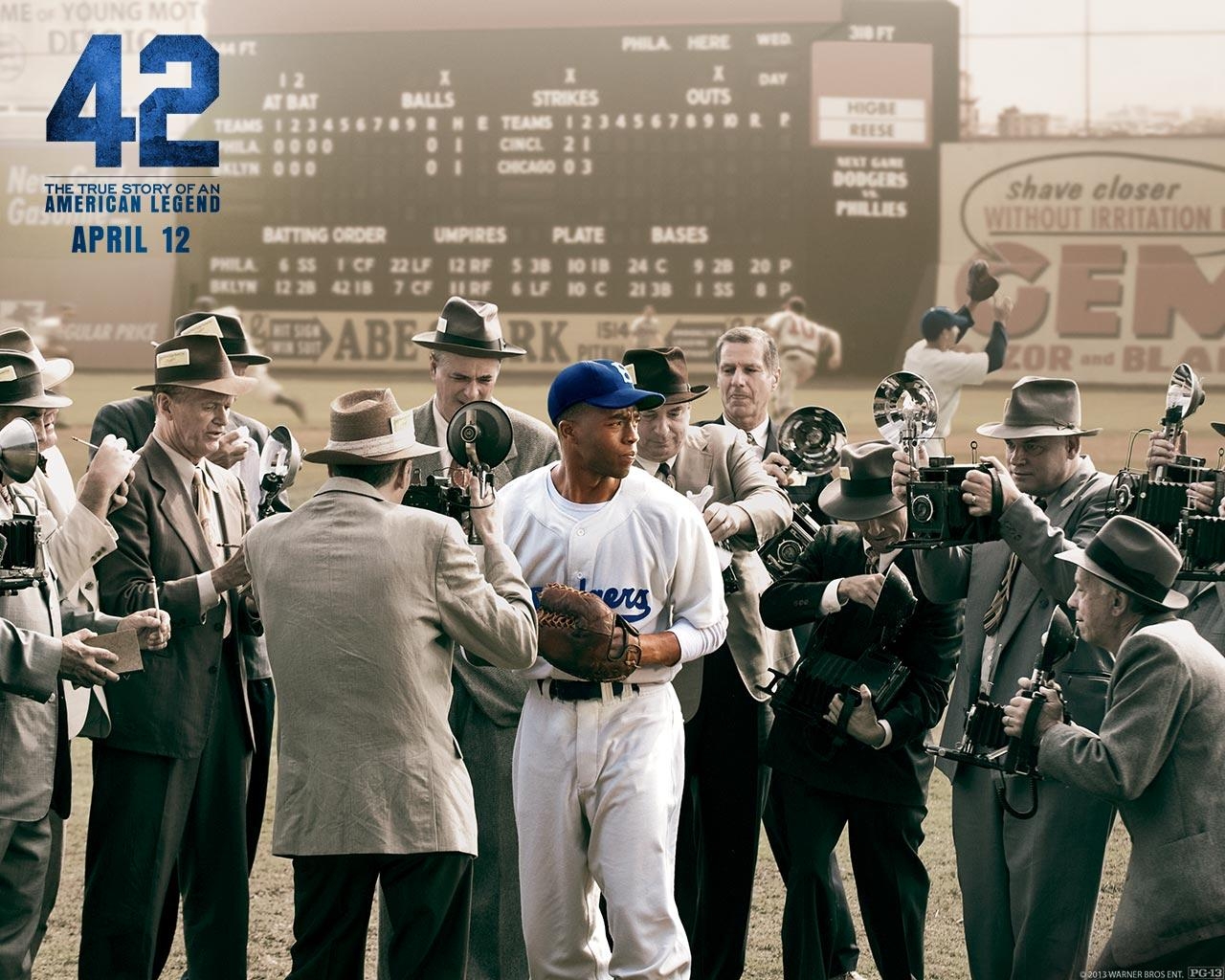 1280x1030 42: The Jackie Robinson Story. Bravo Design, Inc, Desktop