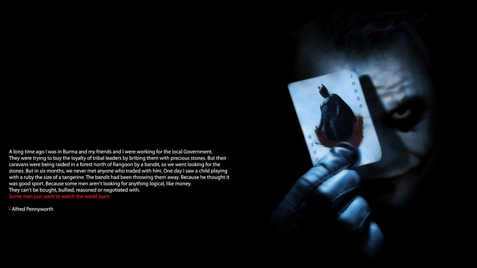 1600x900 Joker Quotes Wallpaper, Desktop