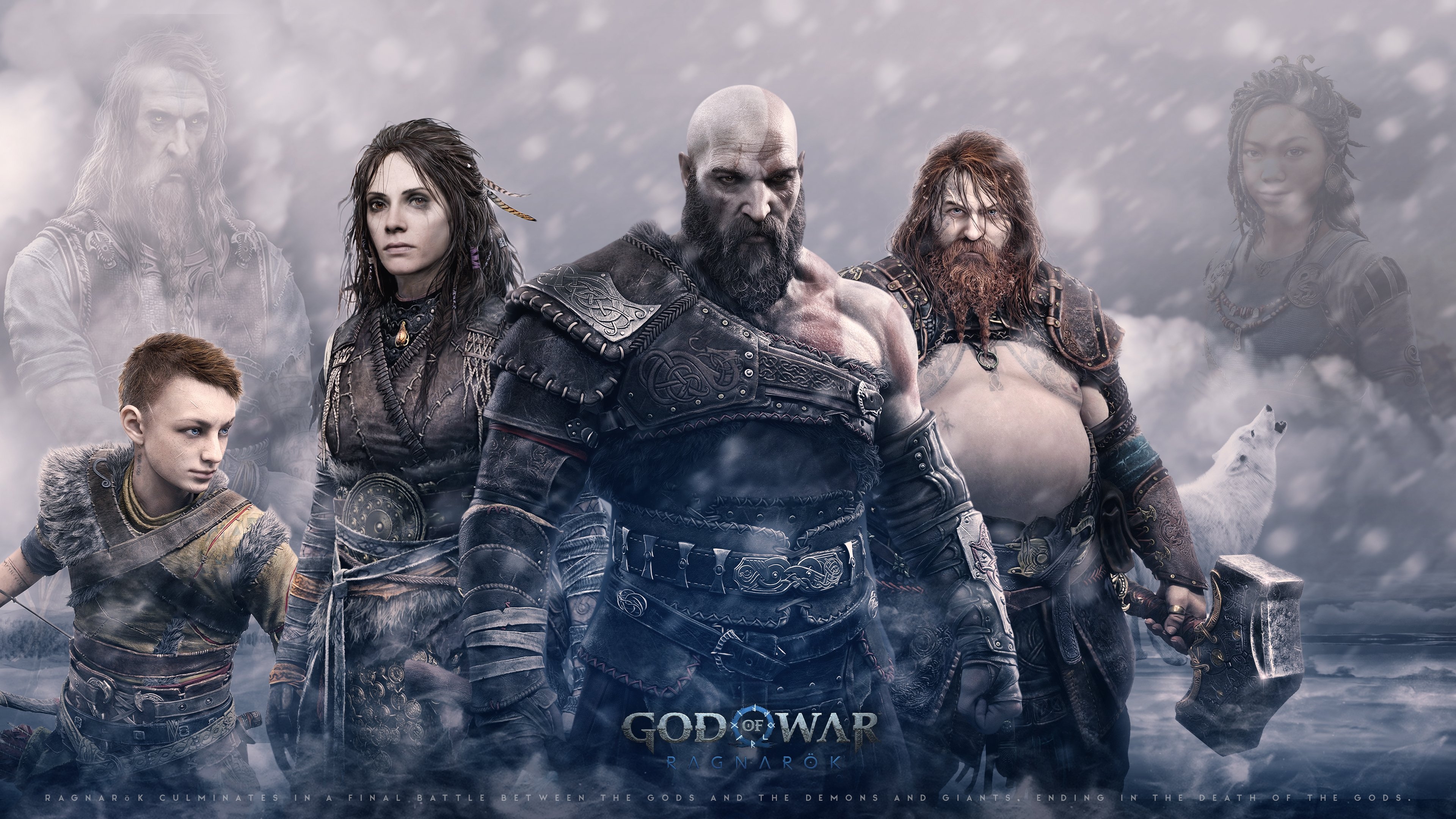 3840x2160 God of War: Ragnarök HD Wallpaper and Background, Desktop