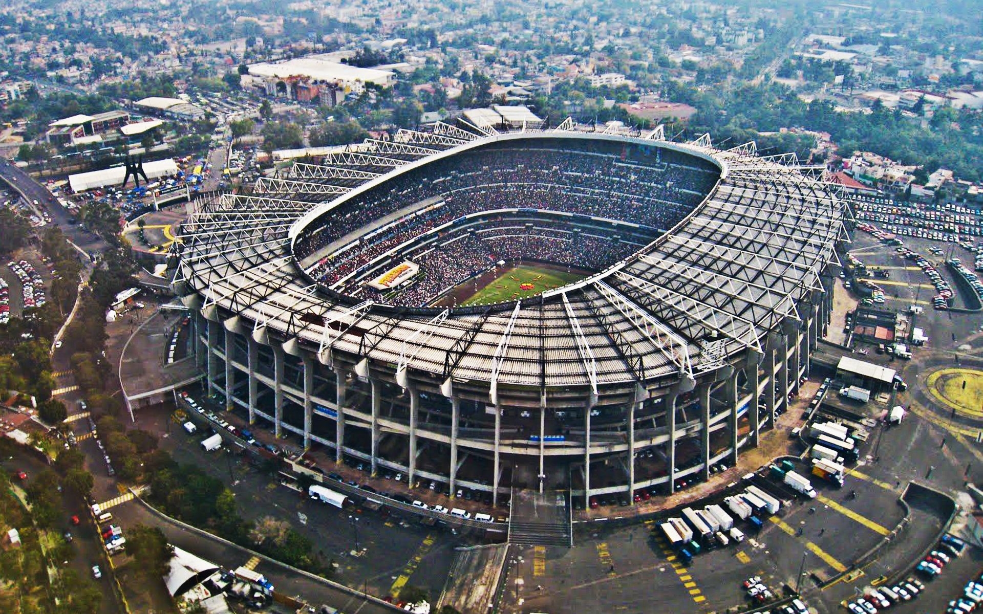 1920x1200 Estadio Azteca, Club America Stadium, Tlalpan, Mexico Soccer Stadiums, Desktop