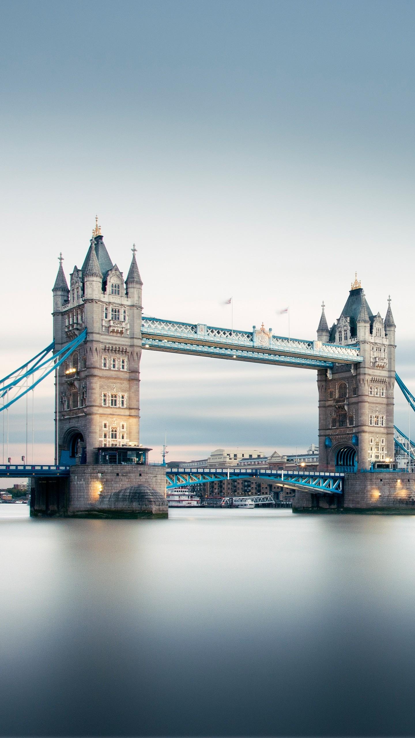 1440x2560 London Tower Bridge 4K Wallpaper, Phone