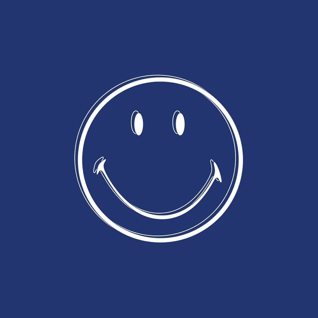 1080x1080 Time for some blues. #Smiley. Funny wallpaper, Preppy stickers, Smiley, Phone