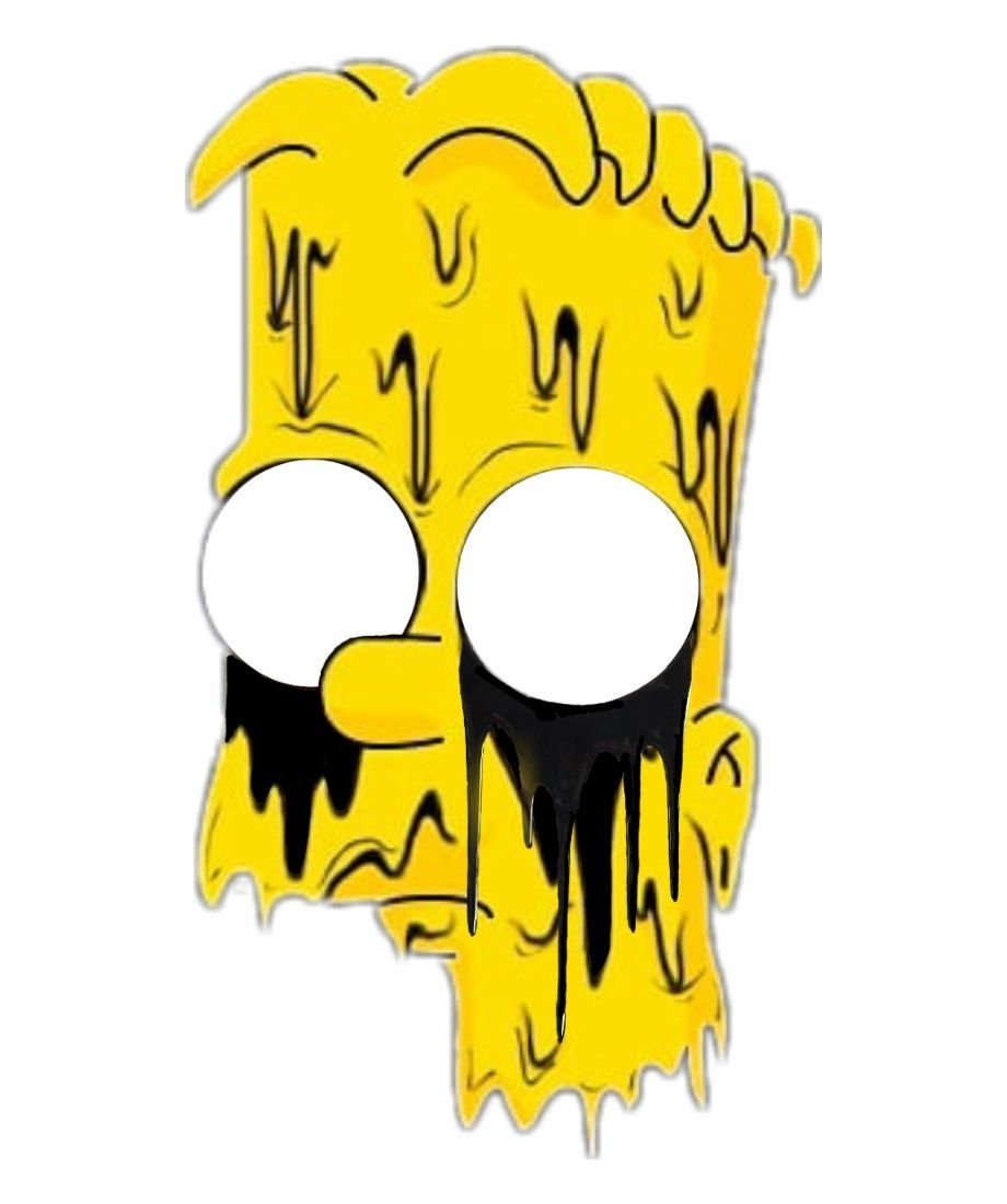 920x1100 Draw Bart Simpson Trippy, Phone