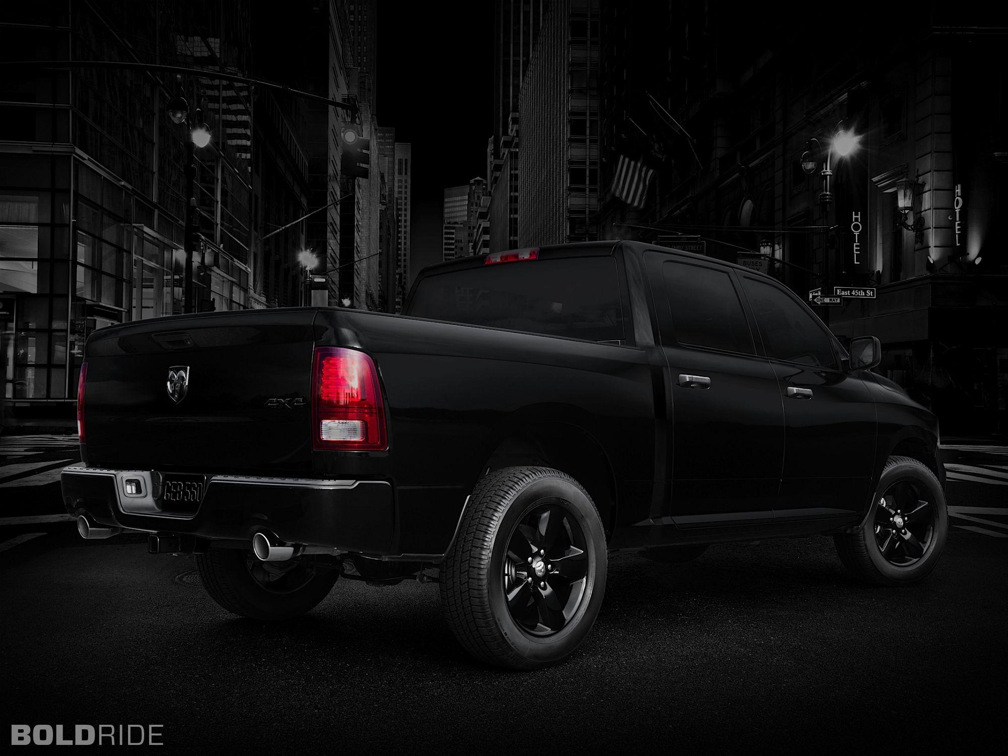 2000x1500 Dodge Ram 1500 Black Express pickup supertruck truck muscle 4x4, Desktop