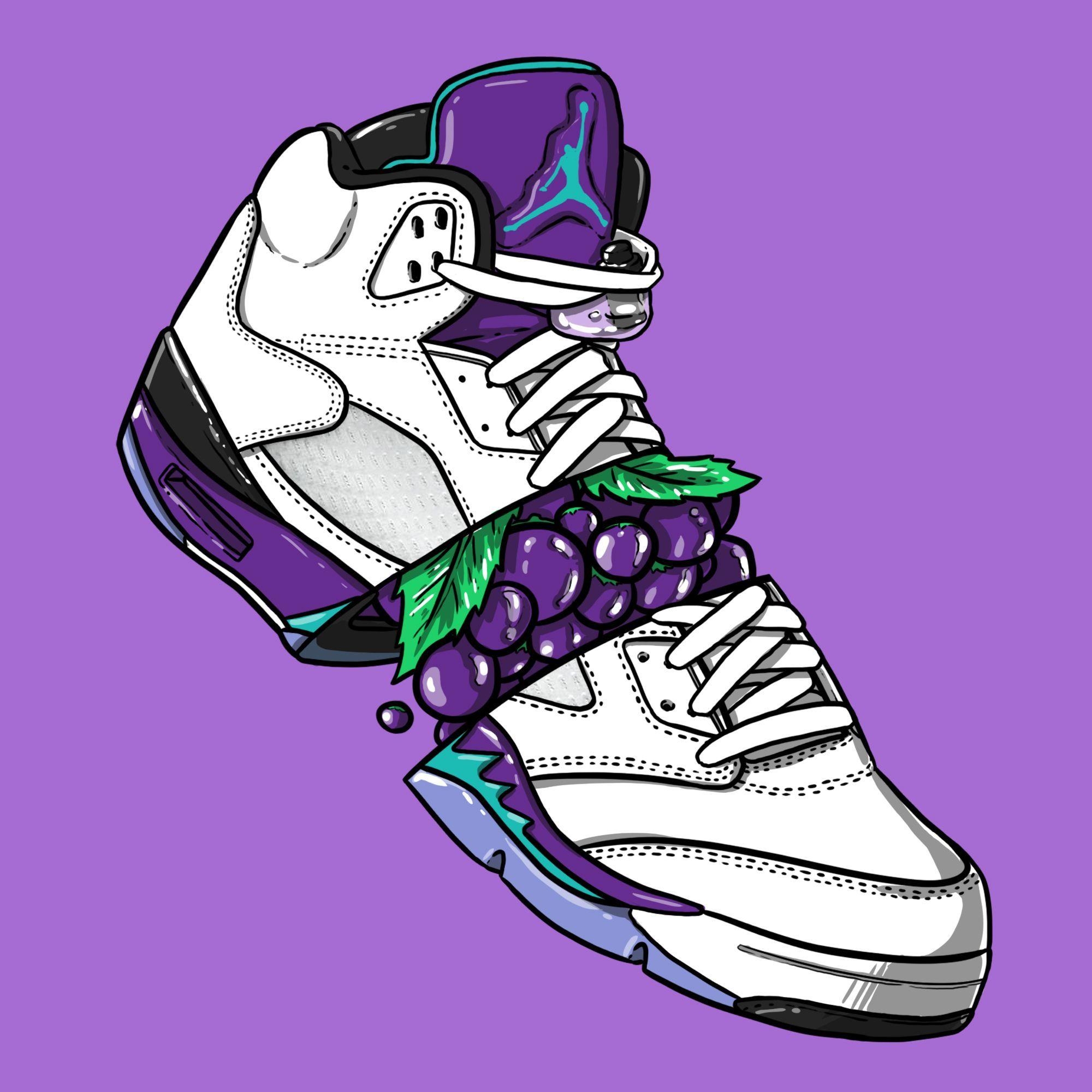 2000x2000 Cartoon Jordan Shoes Wallpaper Free Cartoon Jordan, Phone