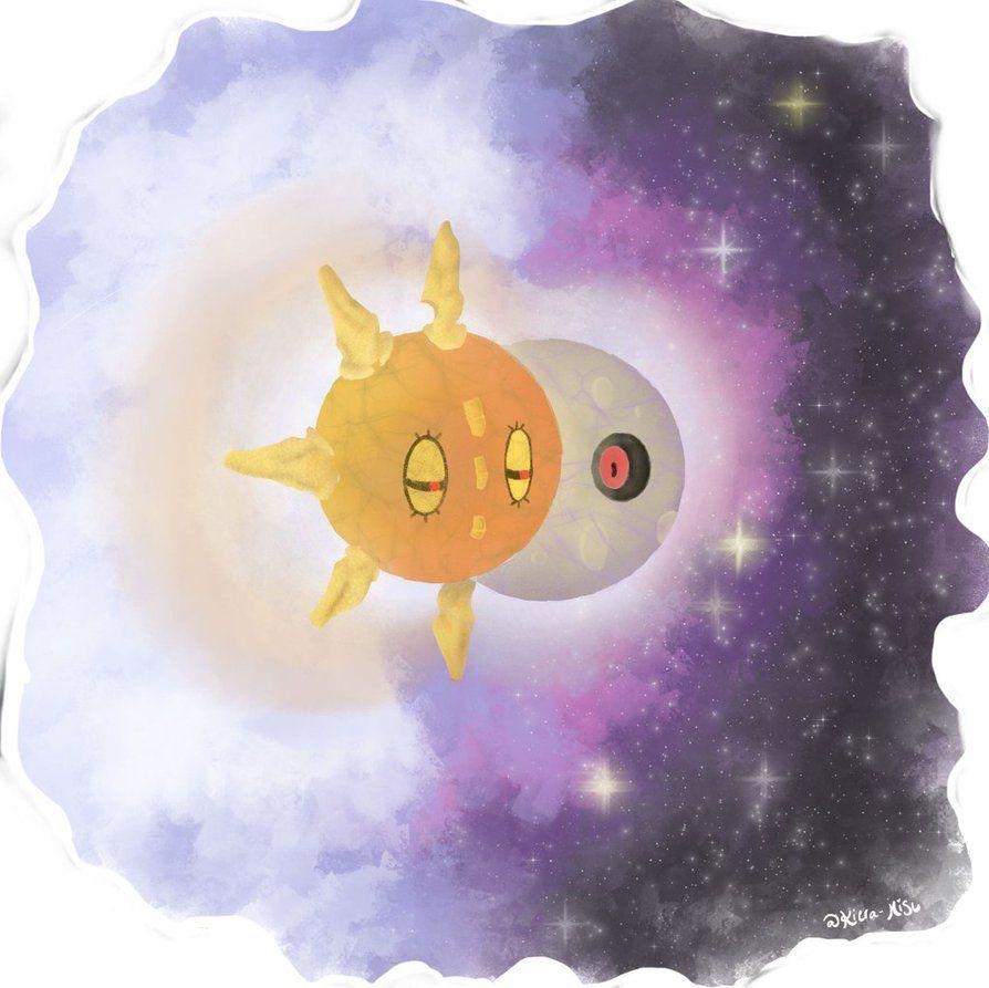 900x900 Pokemon Sun And Moon Lunatone And Solrock By Kiera Misu, Desktop