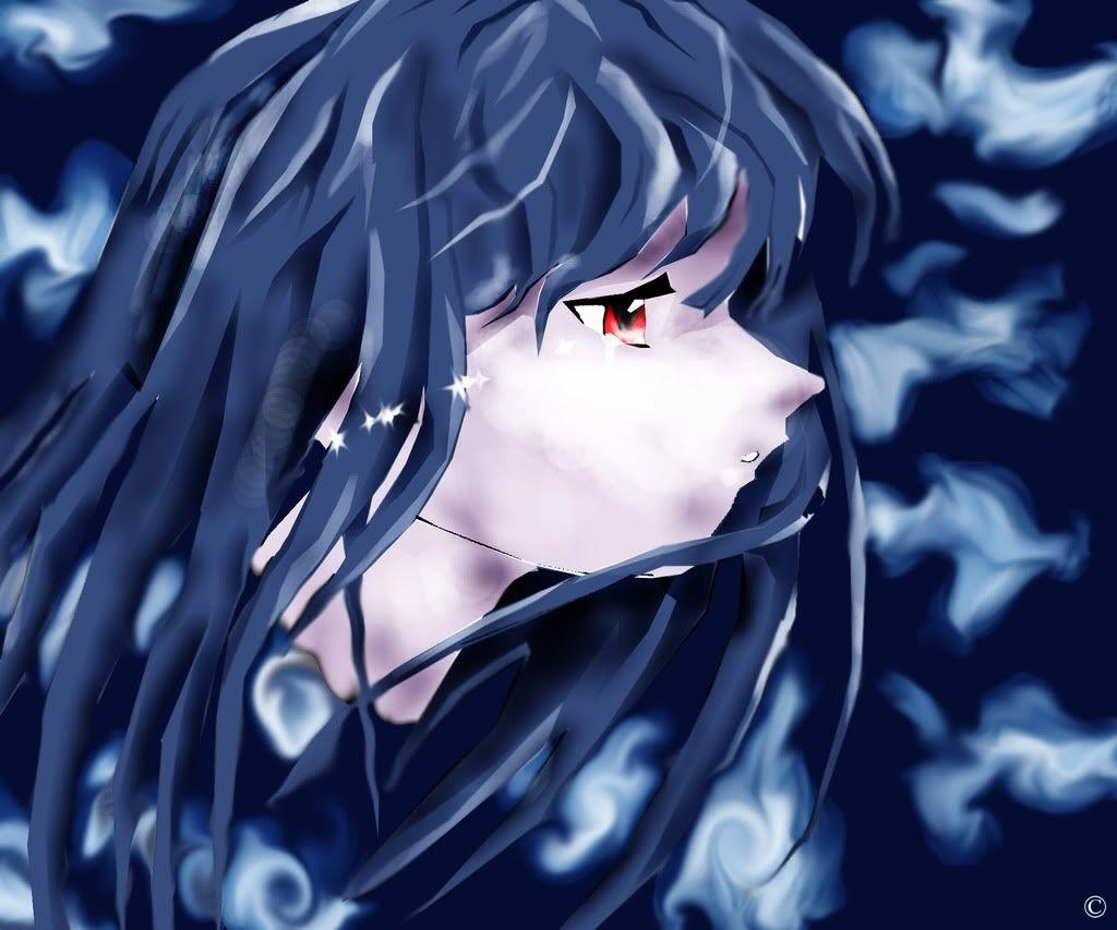 1030x860 Look 24: Sad Girl Crying Anime, Desktop