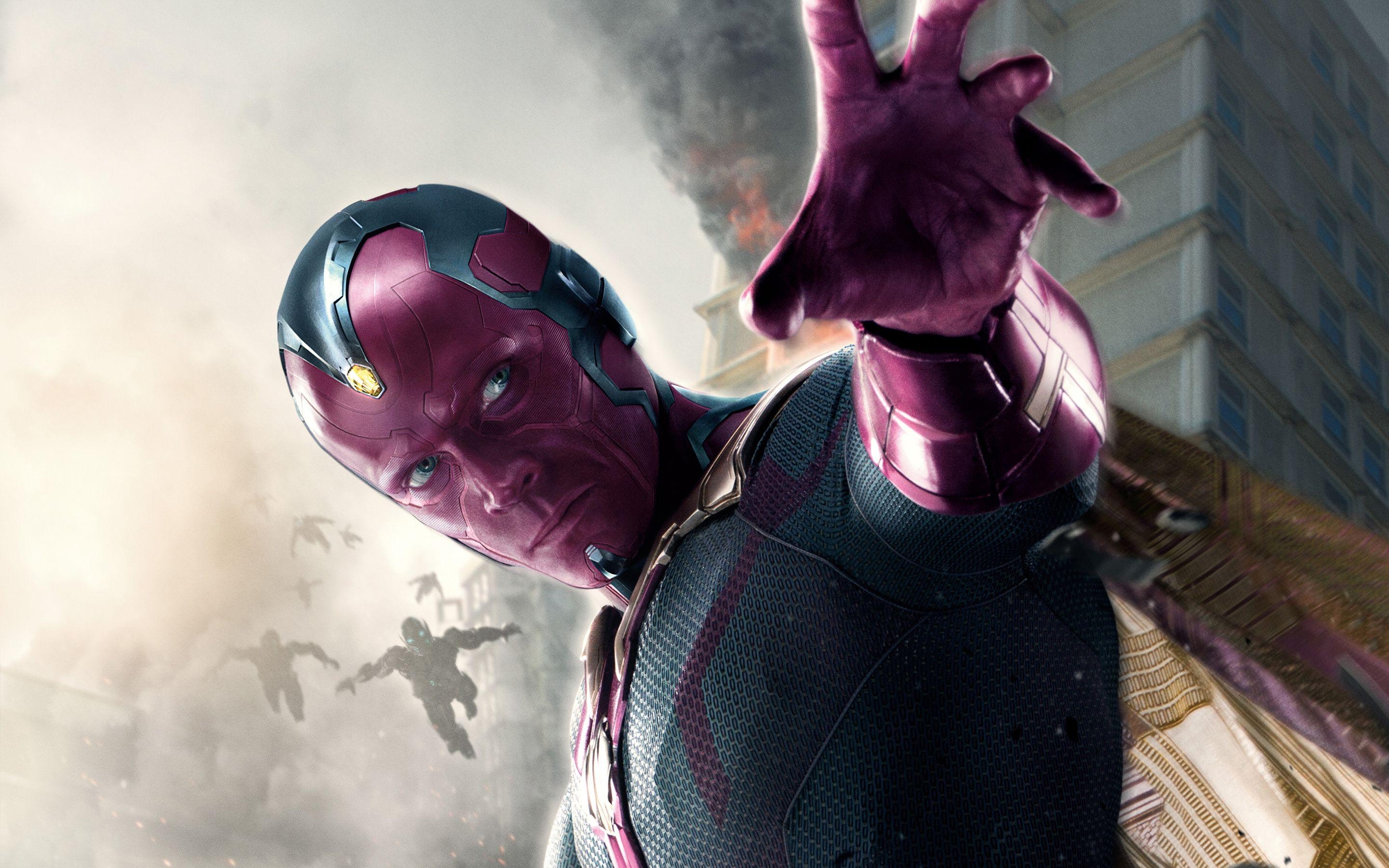 2880x1800 Vision in Avengers Age of Ultron Wallpaper, Desktop