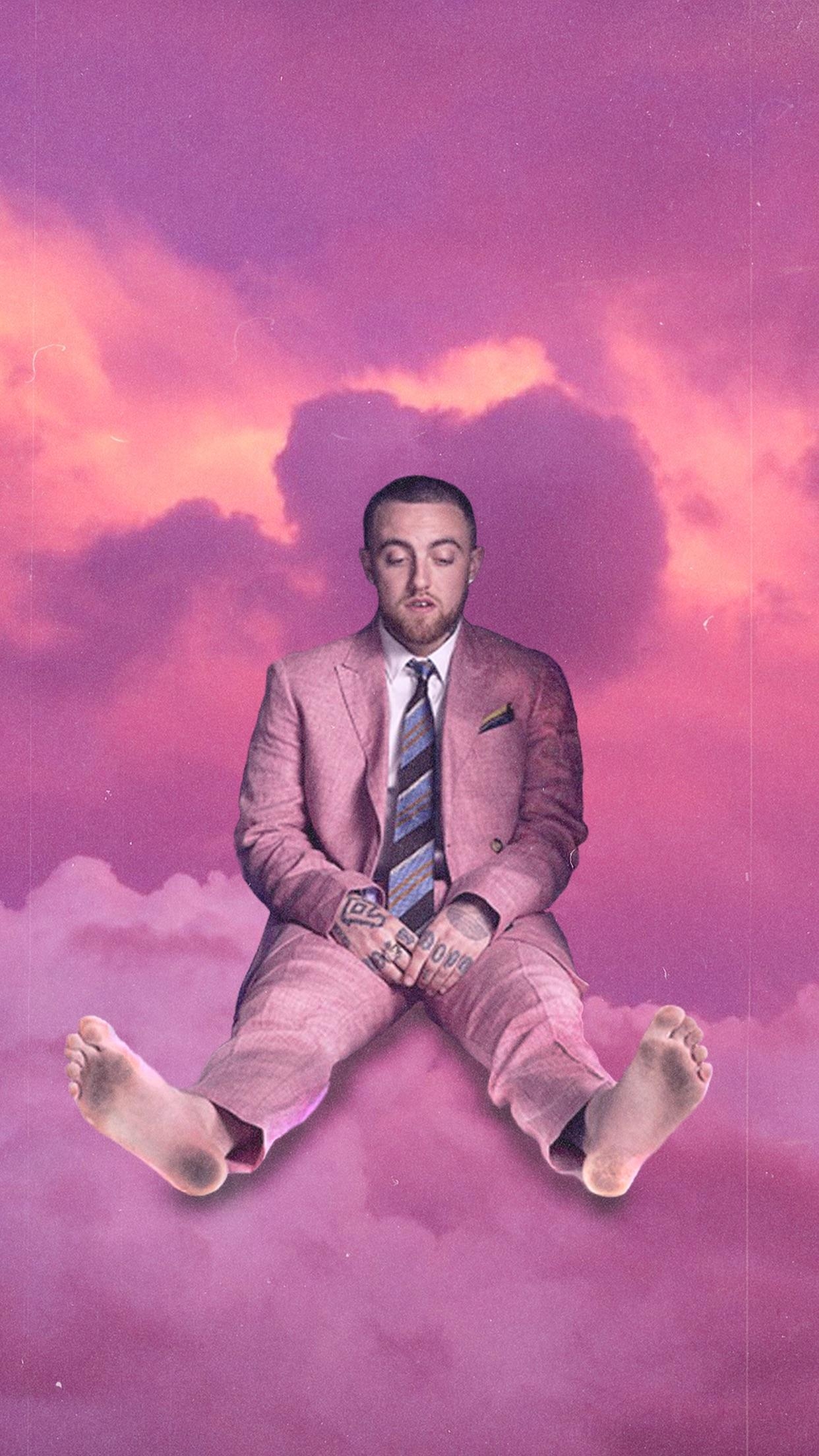 1250x2210 Here's the iphone wallpaper for those that were interested ☁️: MacMiller, Phone