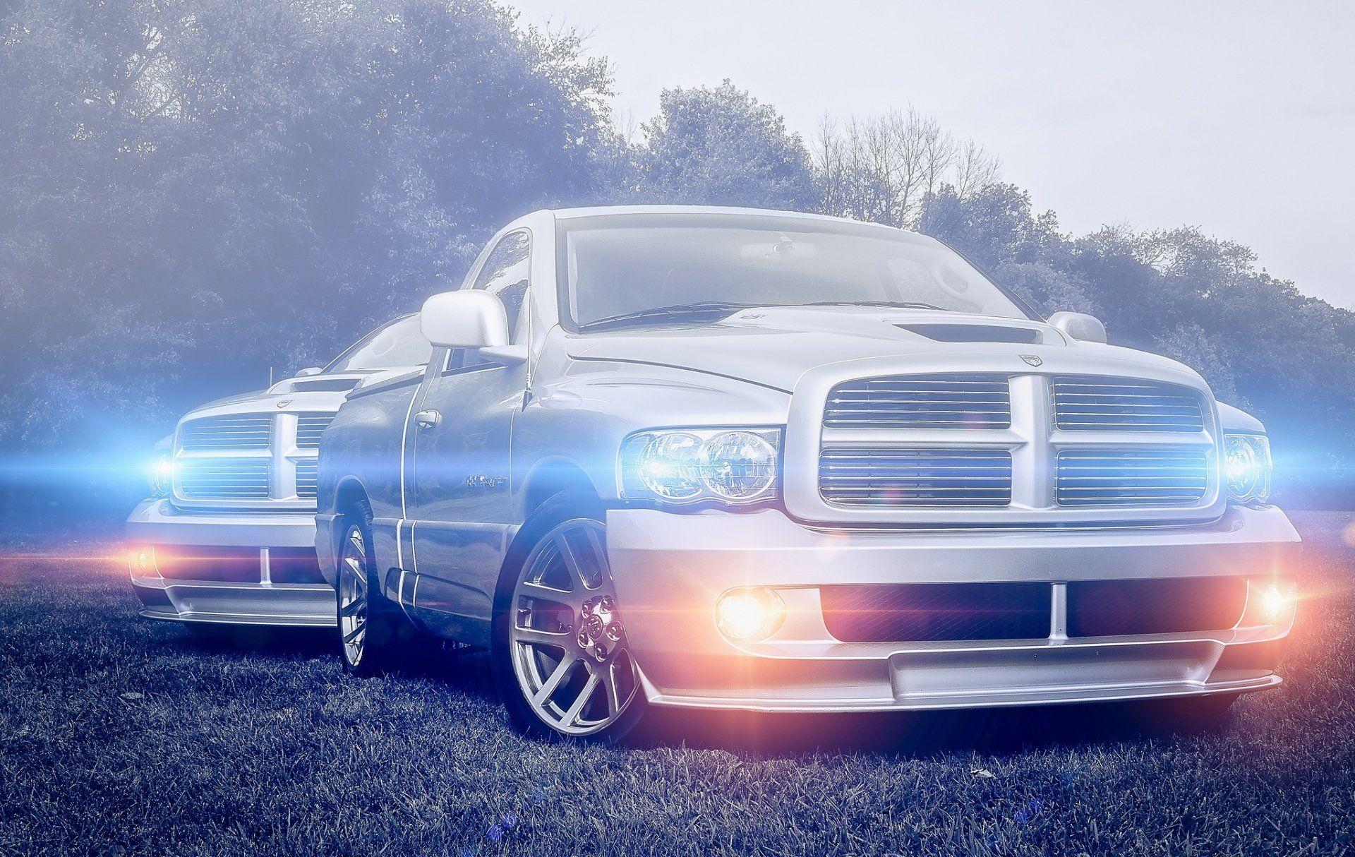 1920x1220 dodge ram silvery front pickup dodge silver truck reflections HD, Desktop