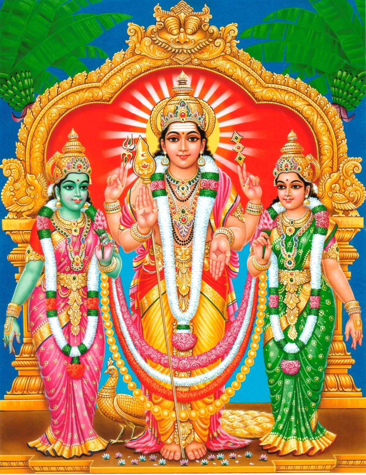 1240x1600 Lord Murugan HD Wallpaper For Desktop Murugan With Valli, Phone